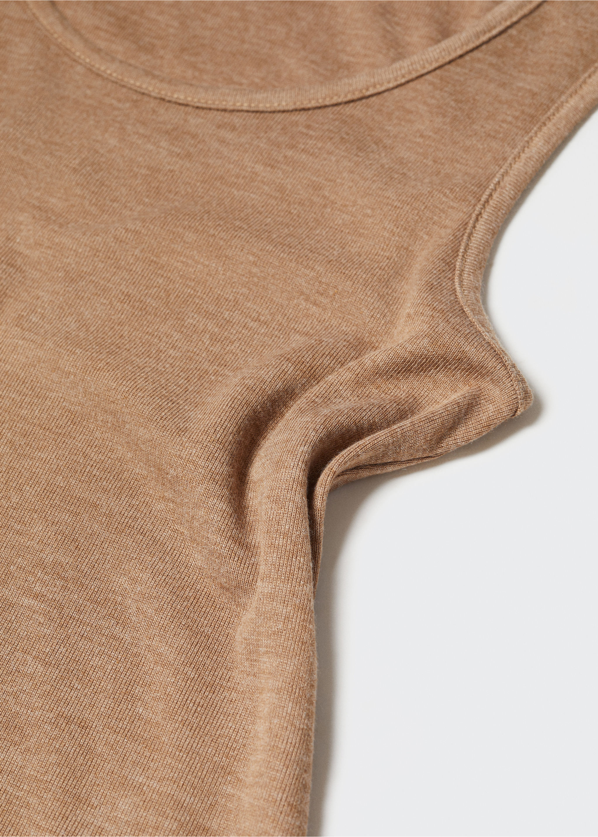 Knitted top with wide straps - Details of the article 8