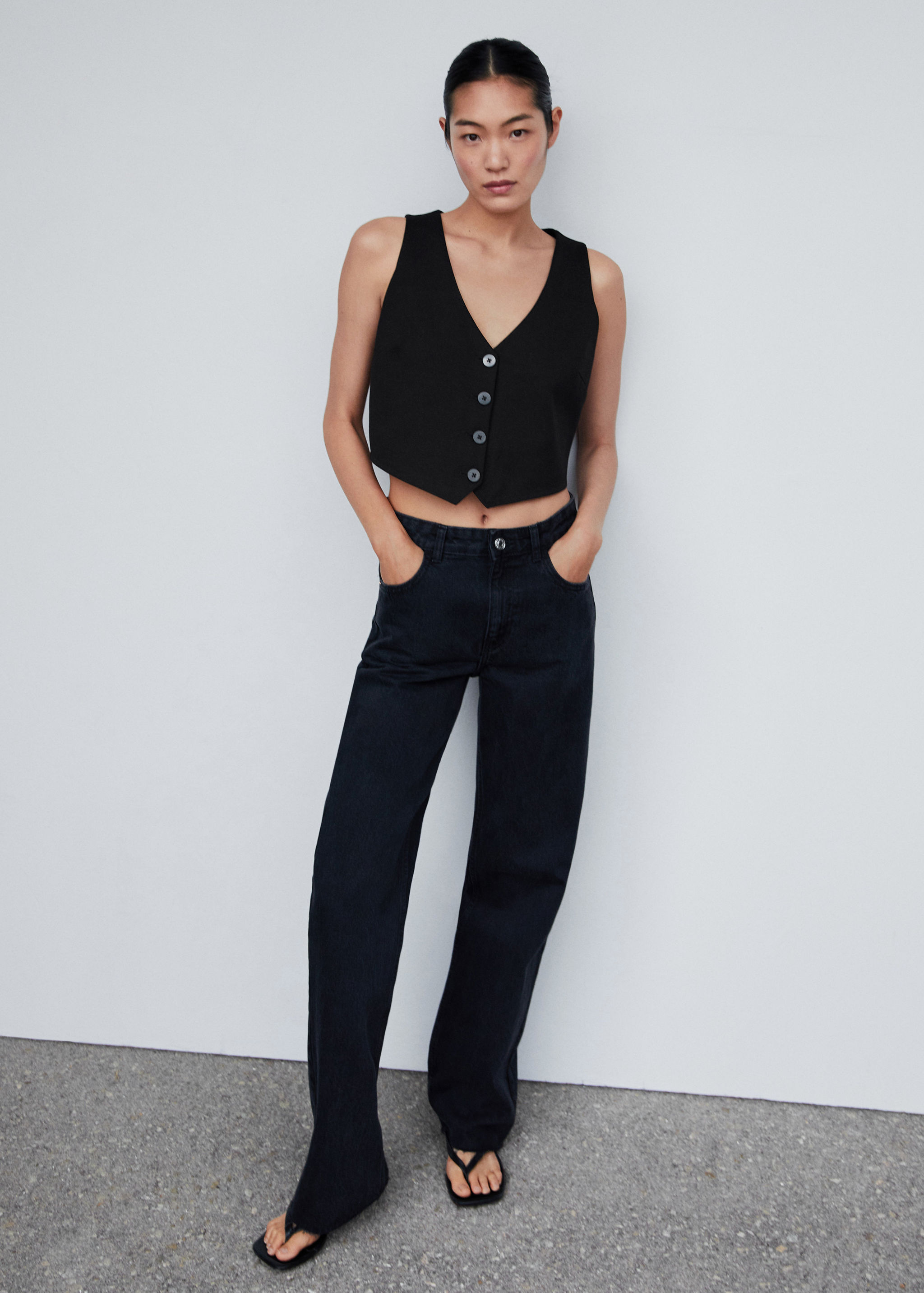 Armilla crop botons - Detall de l'article 2