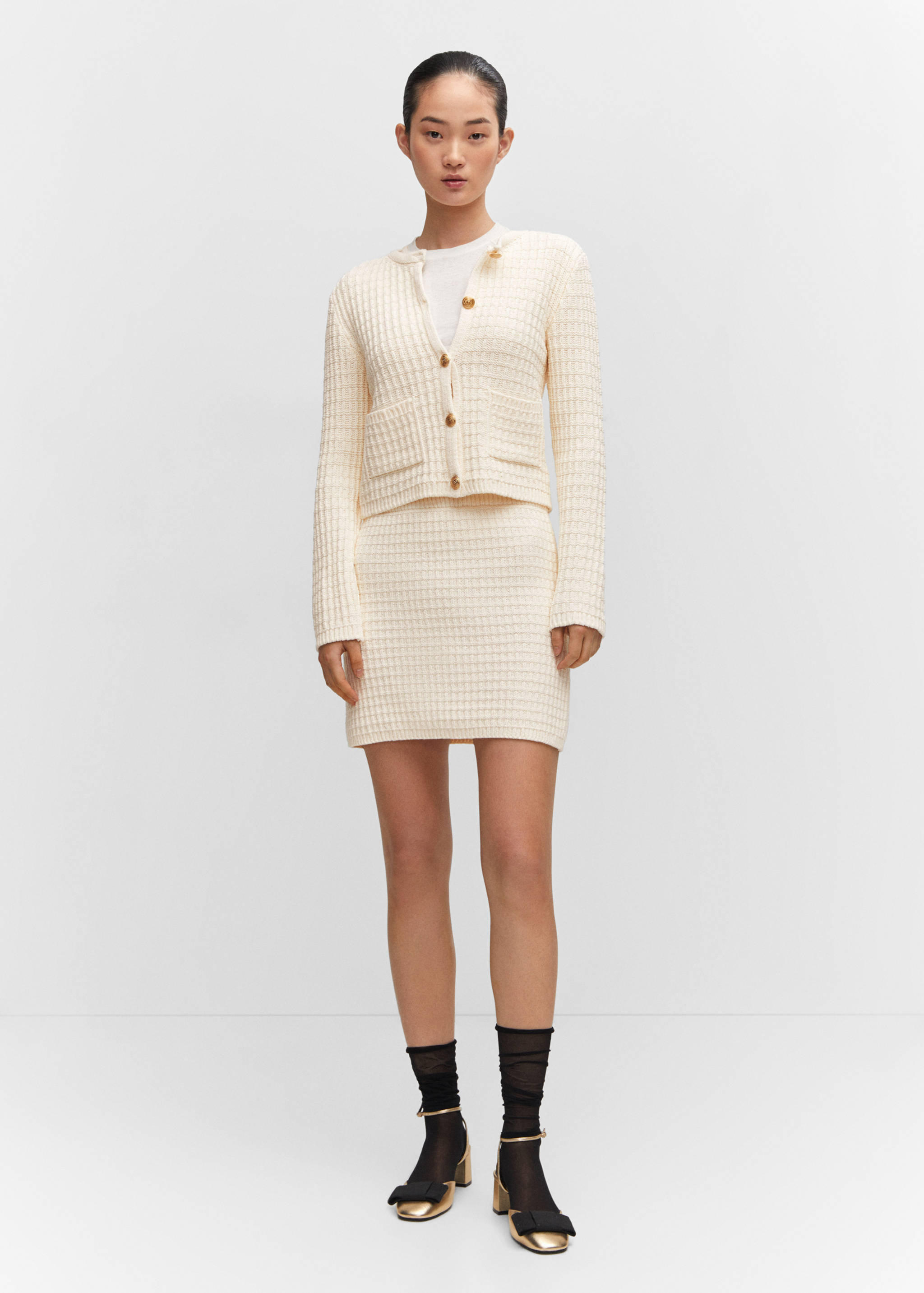 Stickad minikjol - Allmän bild