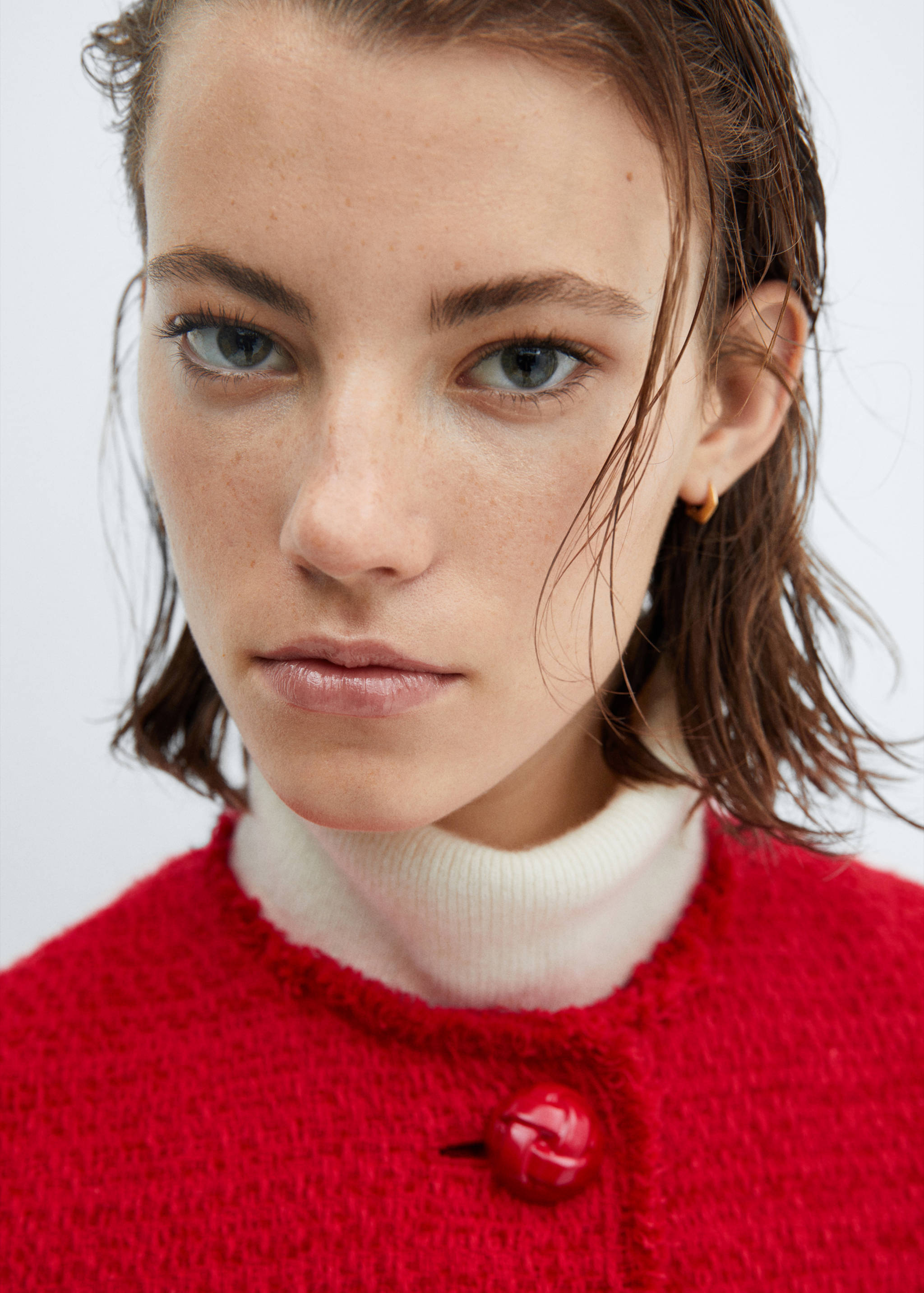 Tweed jacket with pockets - Details of the article 1