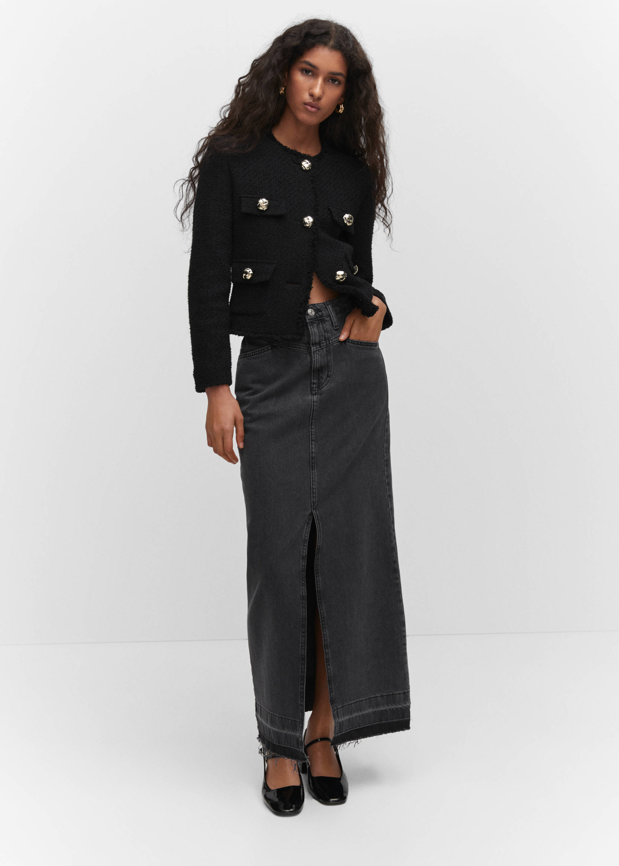 Veste en tweed à poches - Détail de l'article 6