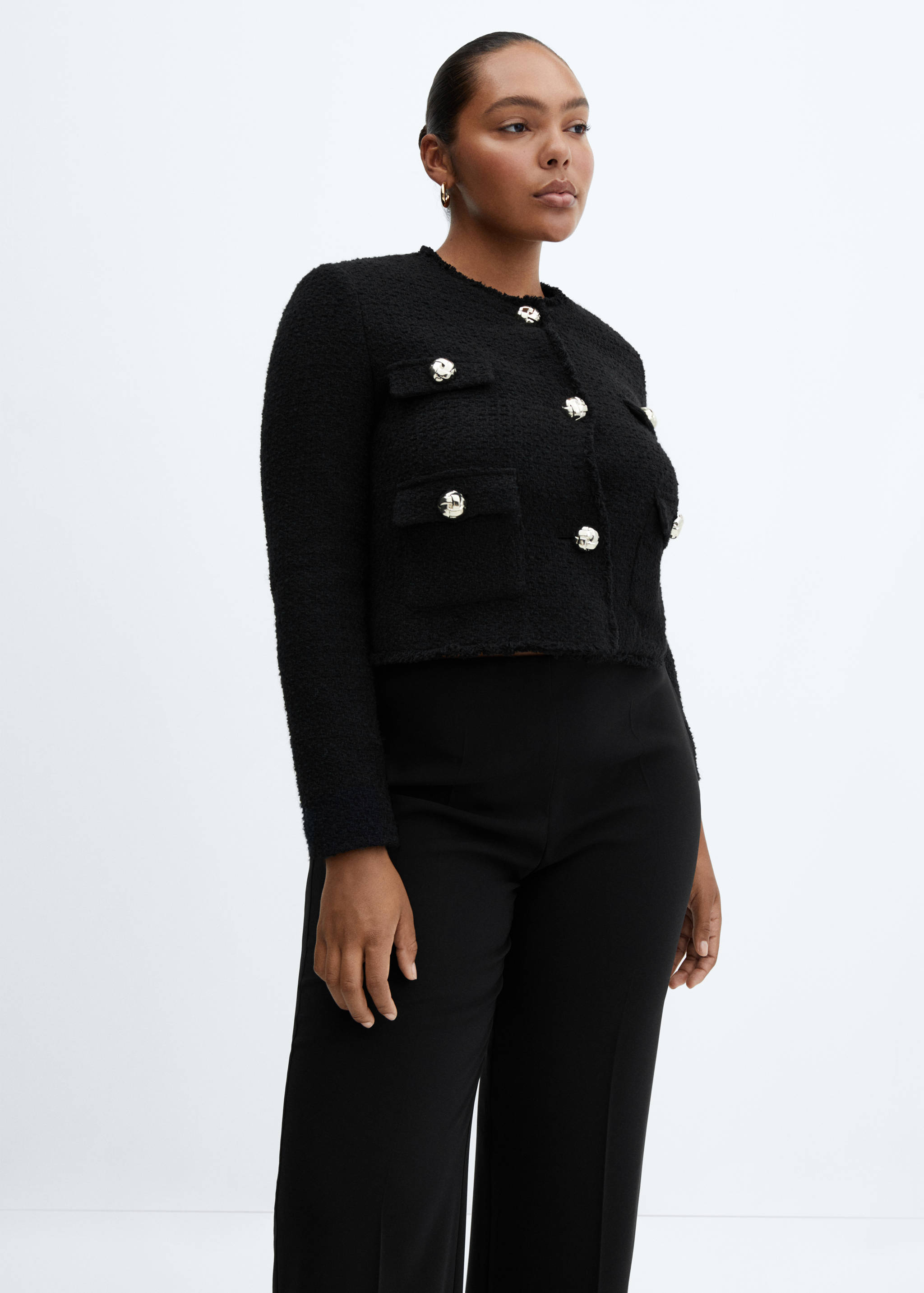 Veste en tweed à poches - Détail de l'article 5