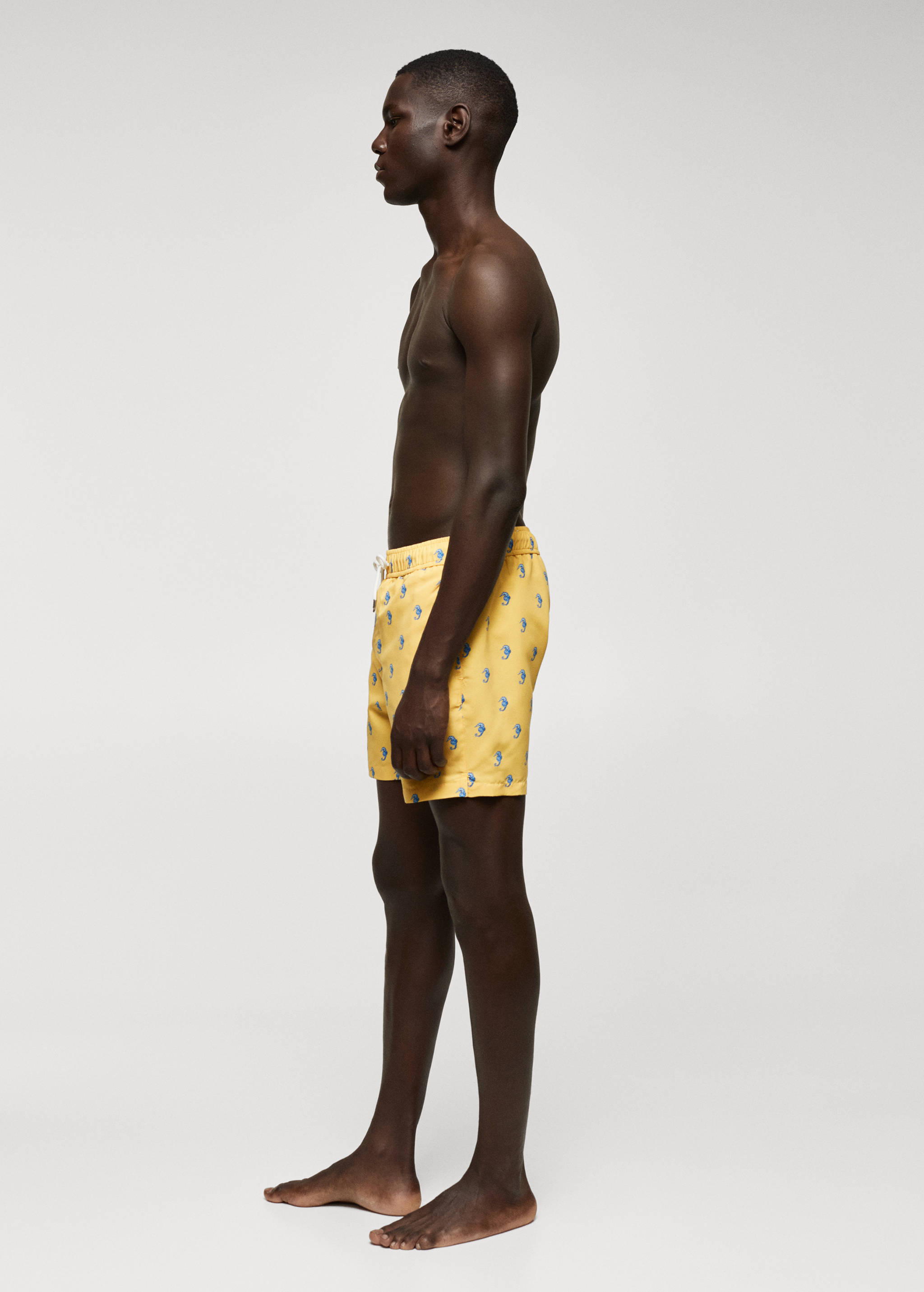 Seahorse-print swimsuit - Details of the article 2