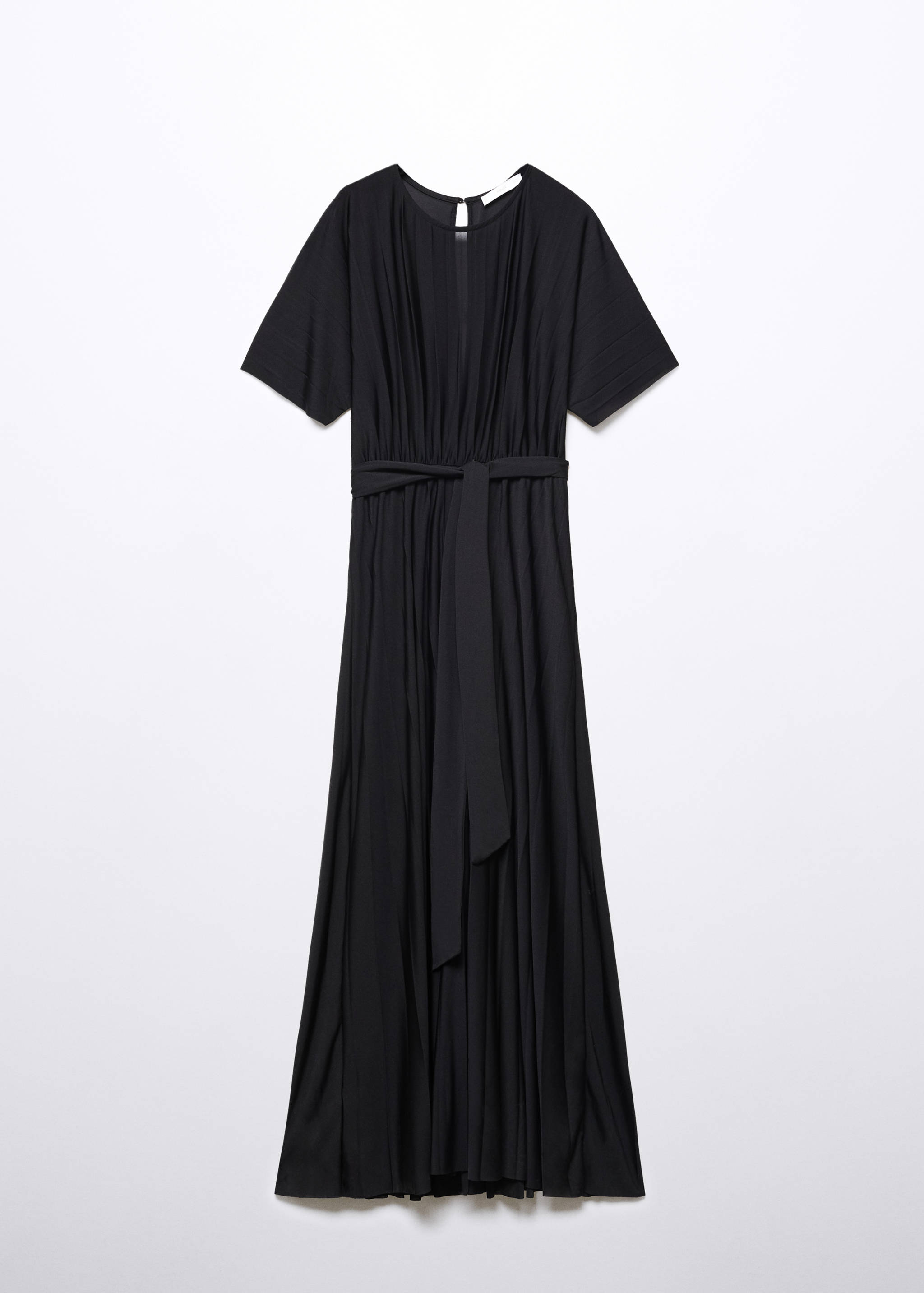 Plissierter Jumpsuit mit Schleife - Artikel ohne Model