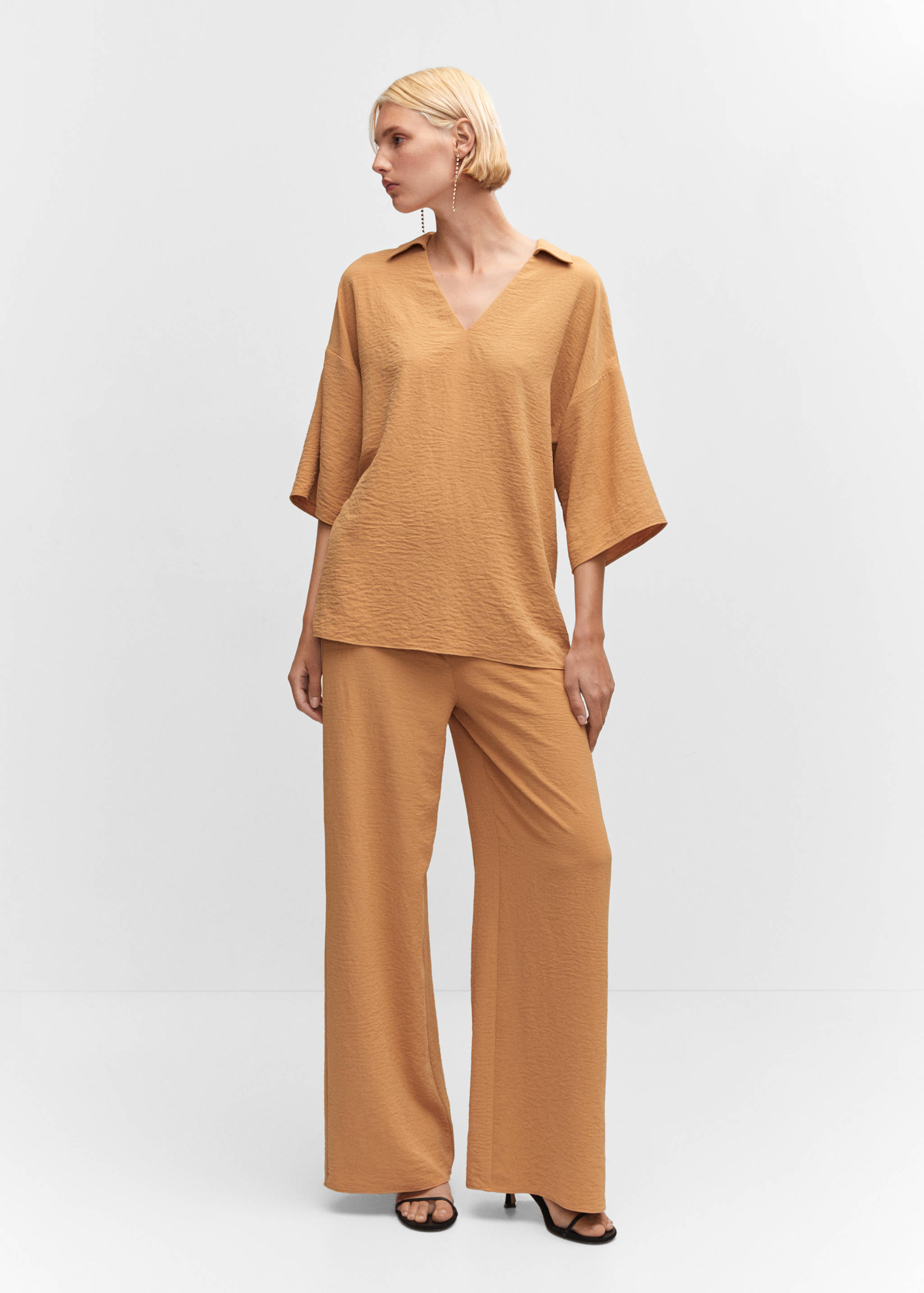 Pantalons wideleg tir alt - Pla general