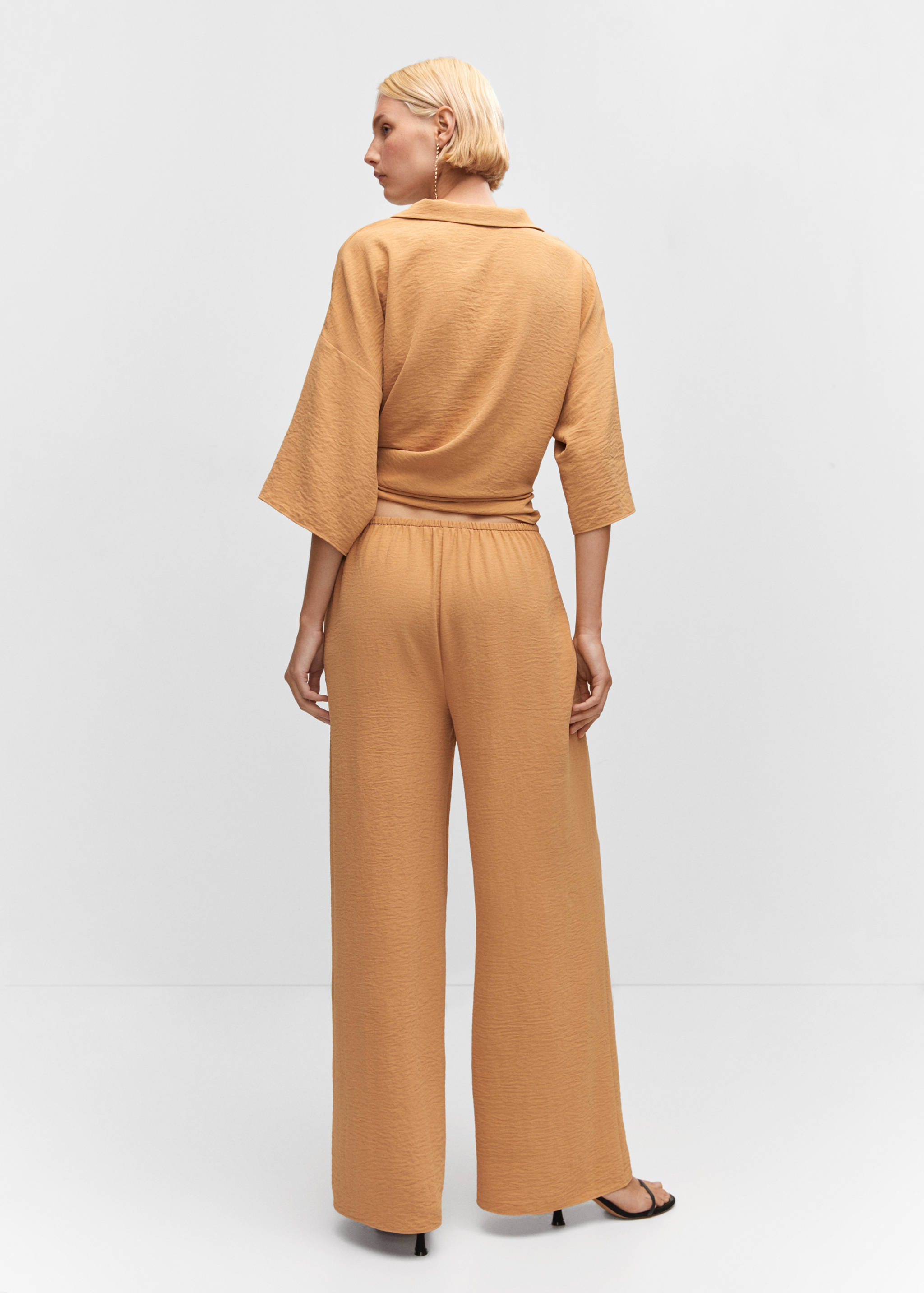 Pantalons wideleg tir alt - Revers de l'article