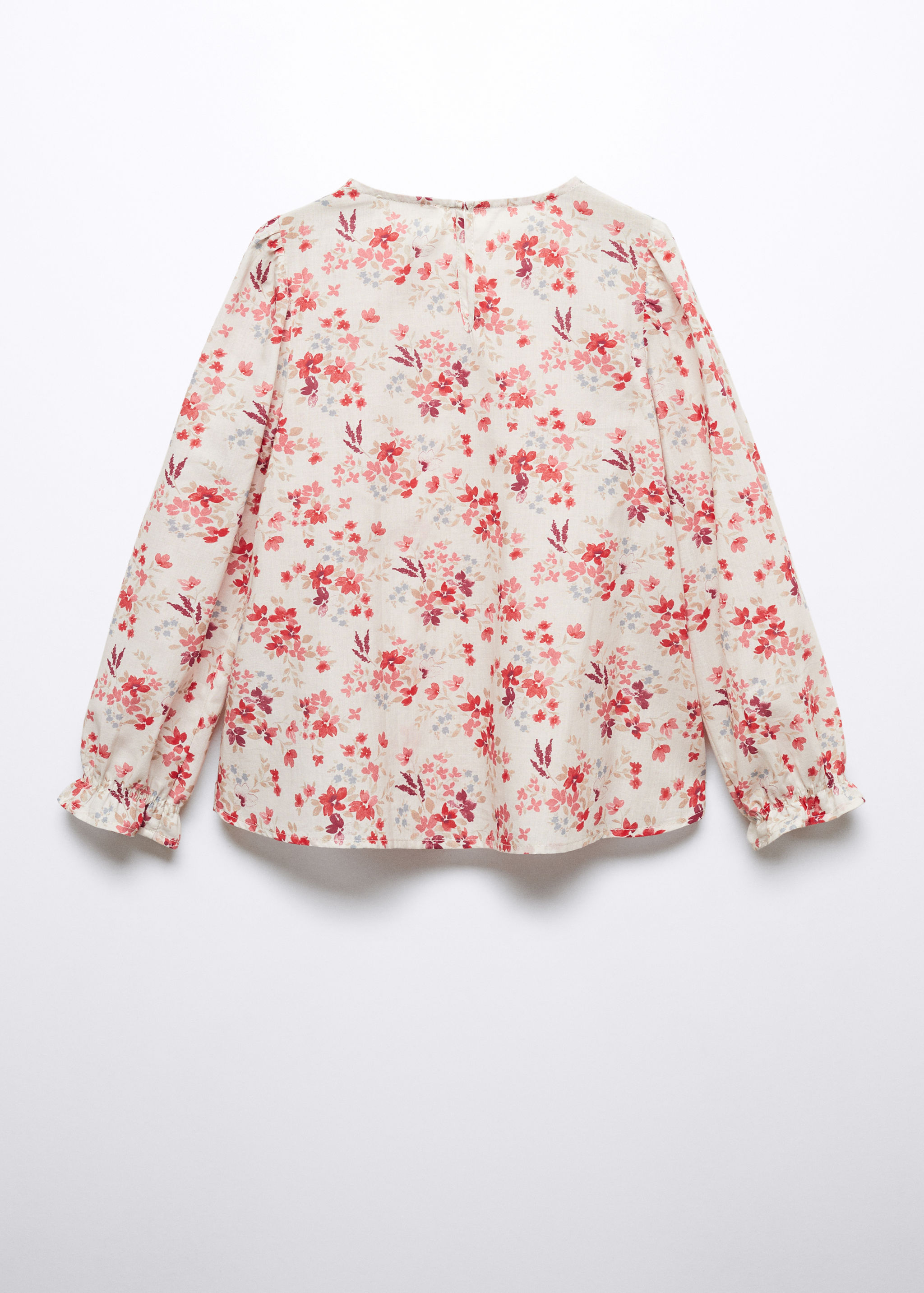 Floral print blouse - Reverse of the article