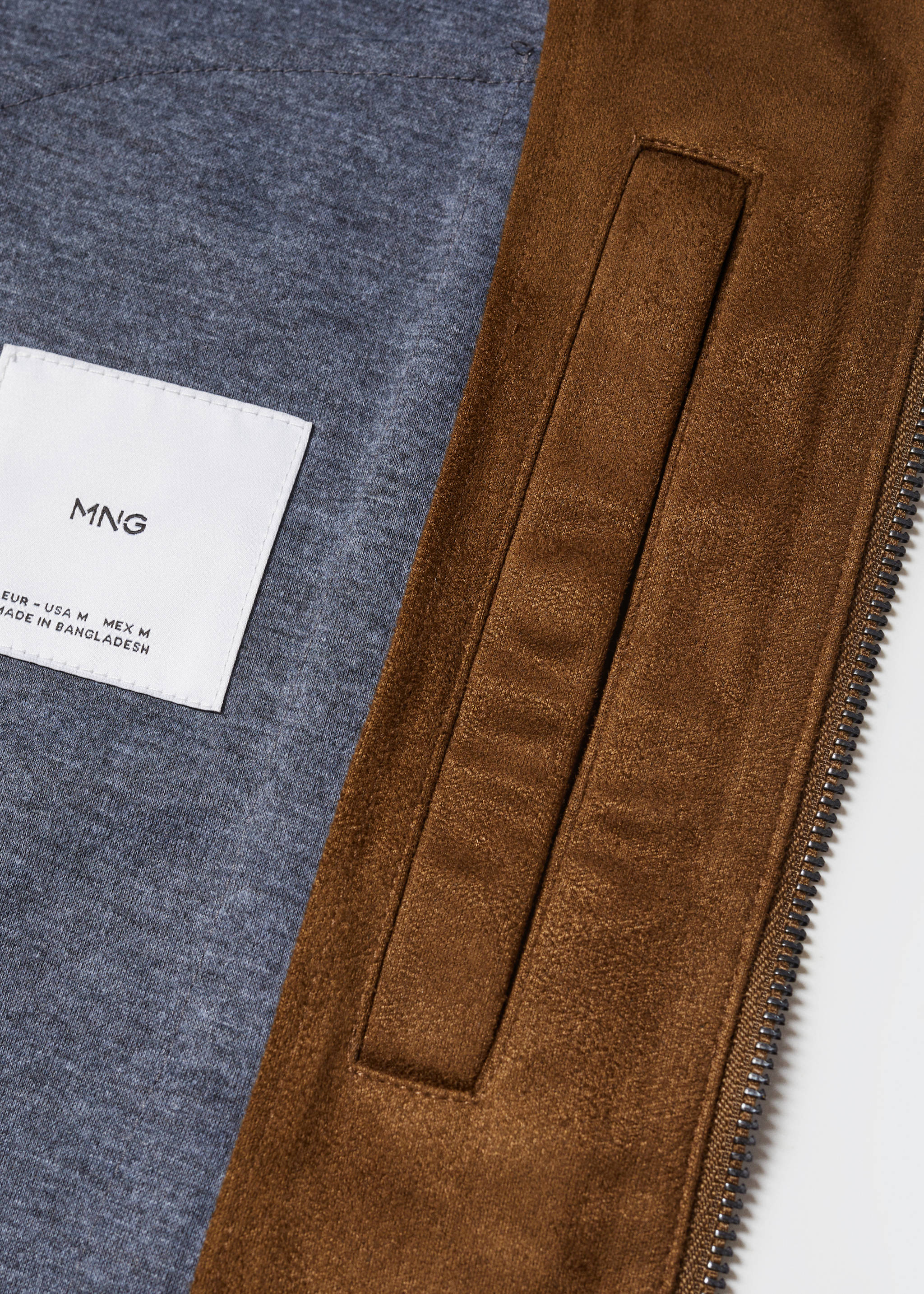 Bomberjacke mit Wildleder-Effekt - Detail des Artikels 8