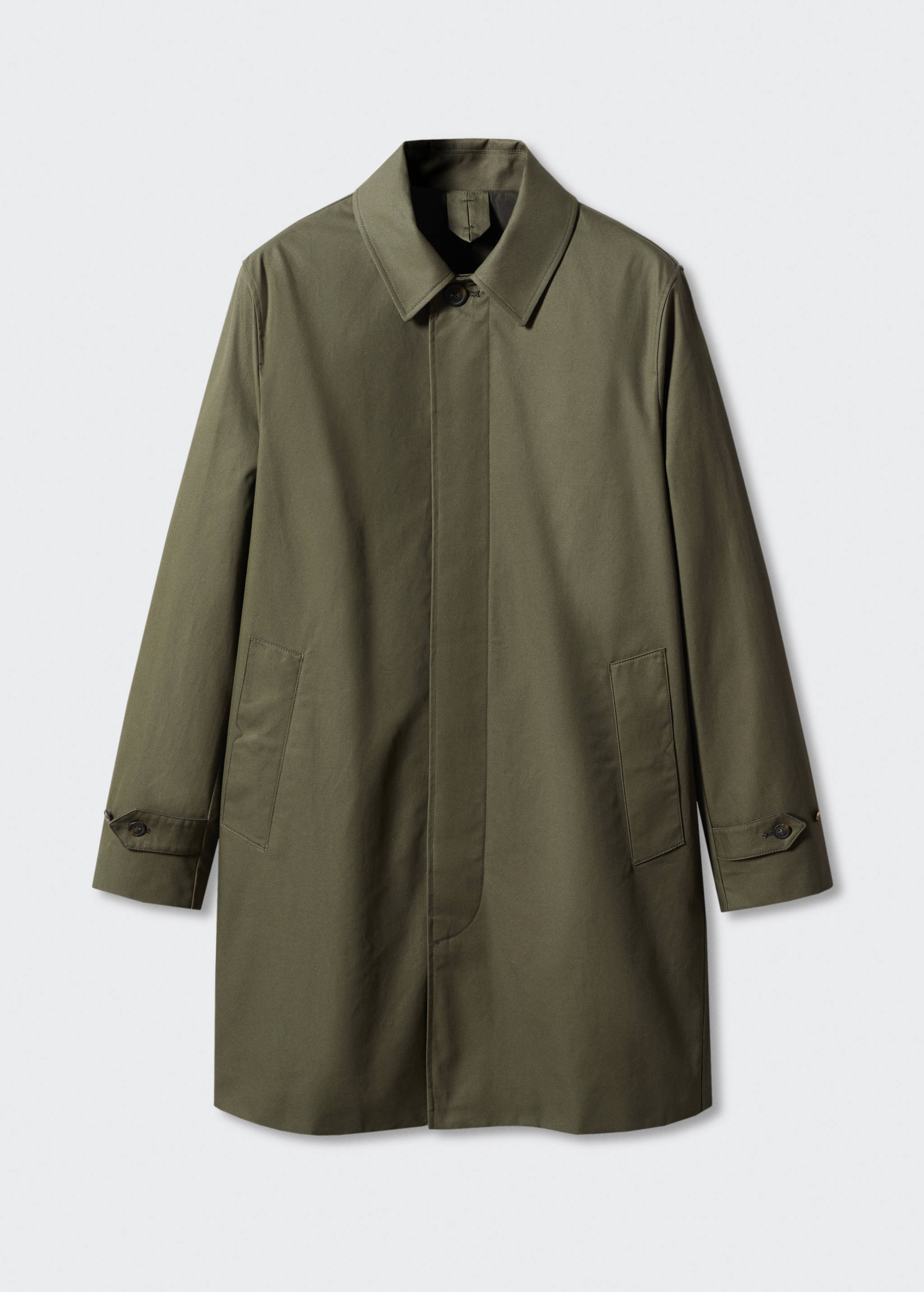 Water-repellent cotton trench coat - Article without model