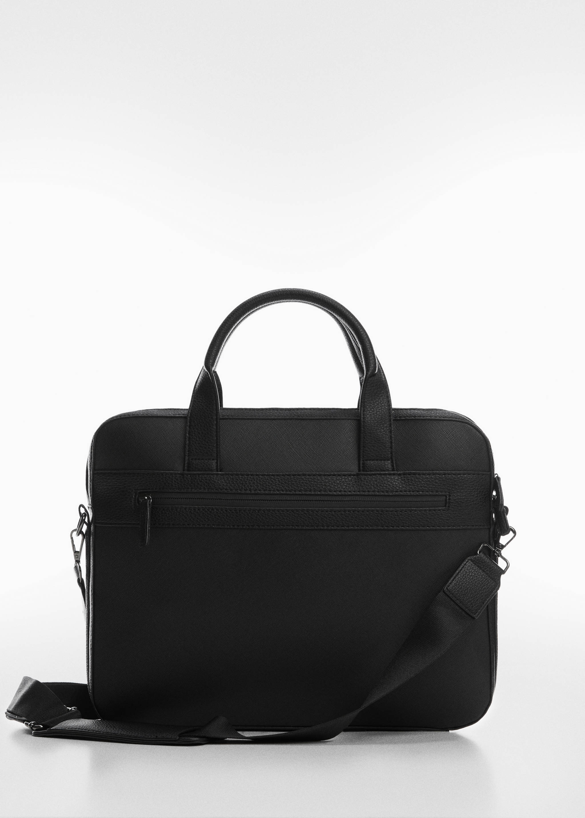 Faux-leather briefcase - Article without model
