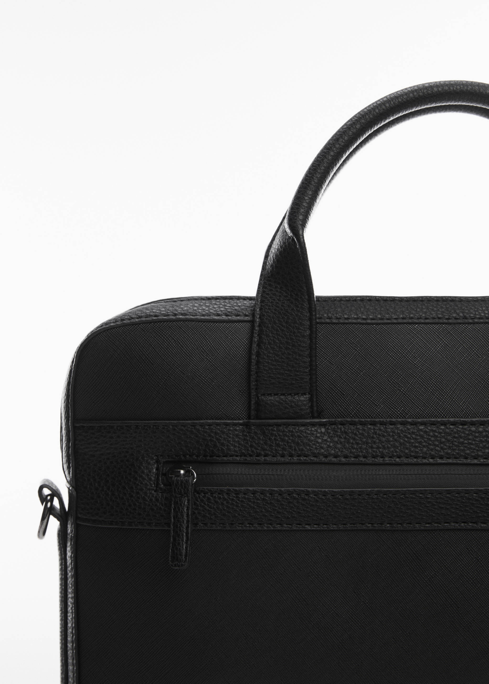 Faux-leather briefcase - Details of the article 2
