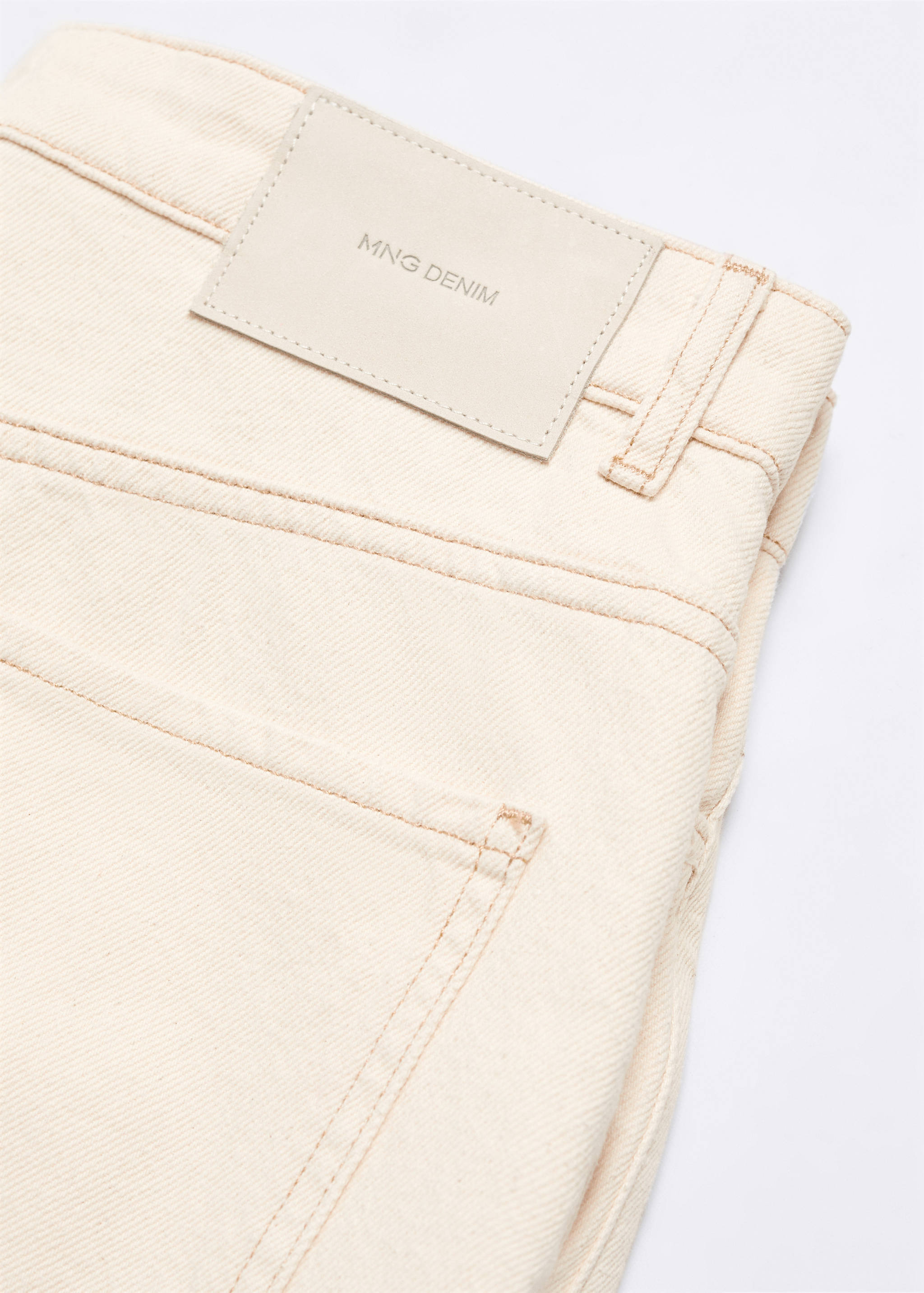 Regular-fit denim shorts - Details of the article 8