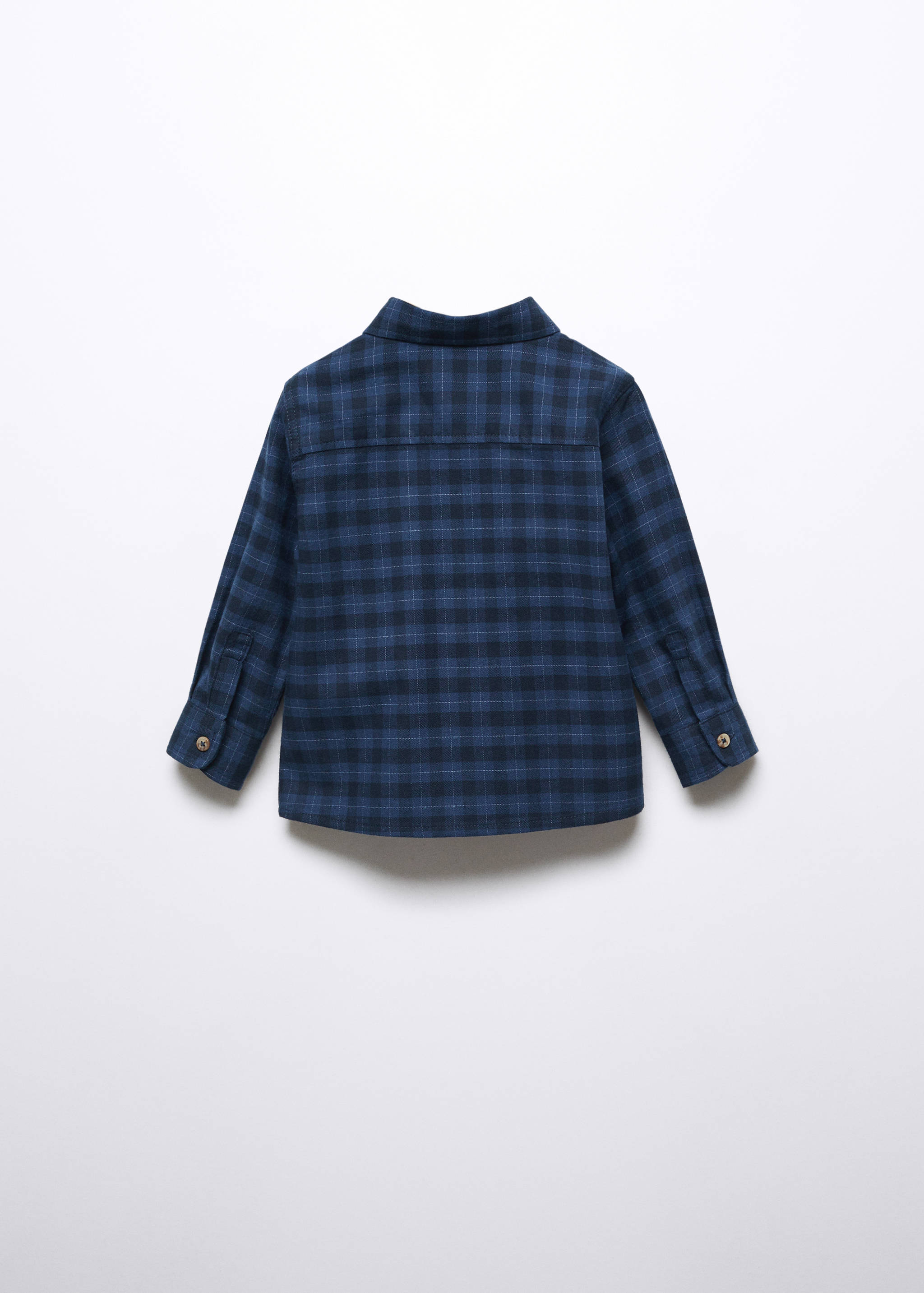 Kariertes Regular Fit-Hemd - Rückseite des Artikels