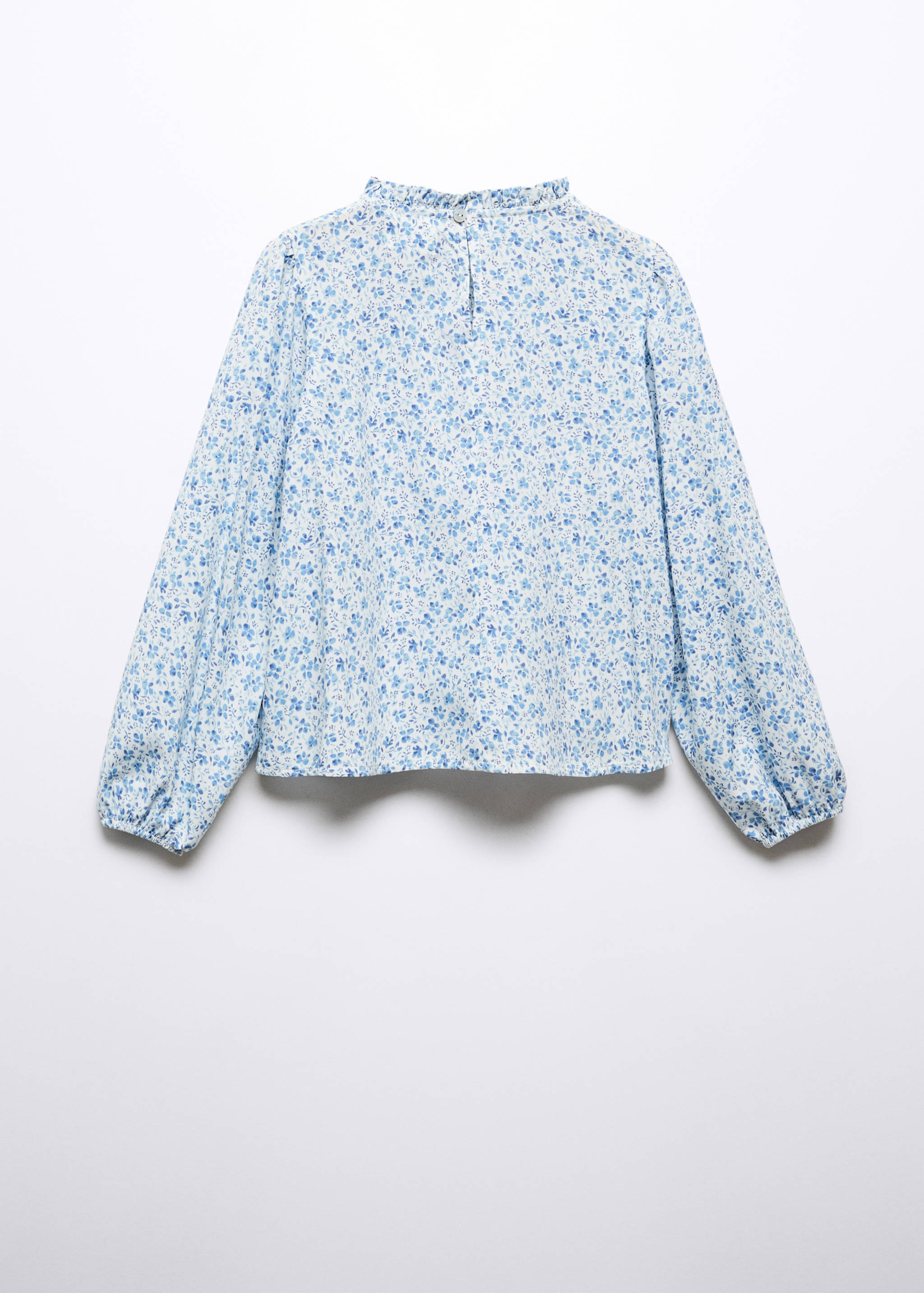 Floral print blouse - Reverse of the article