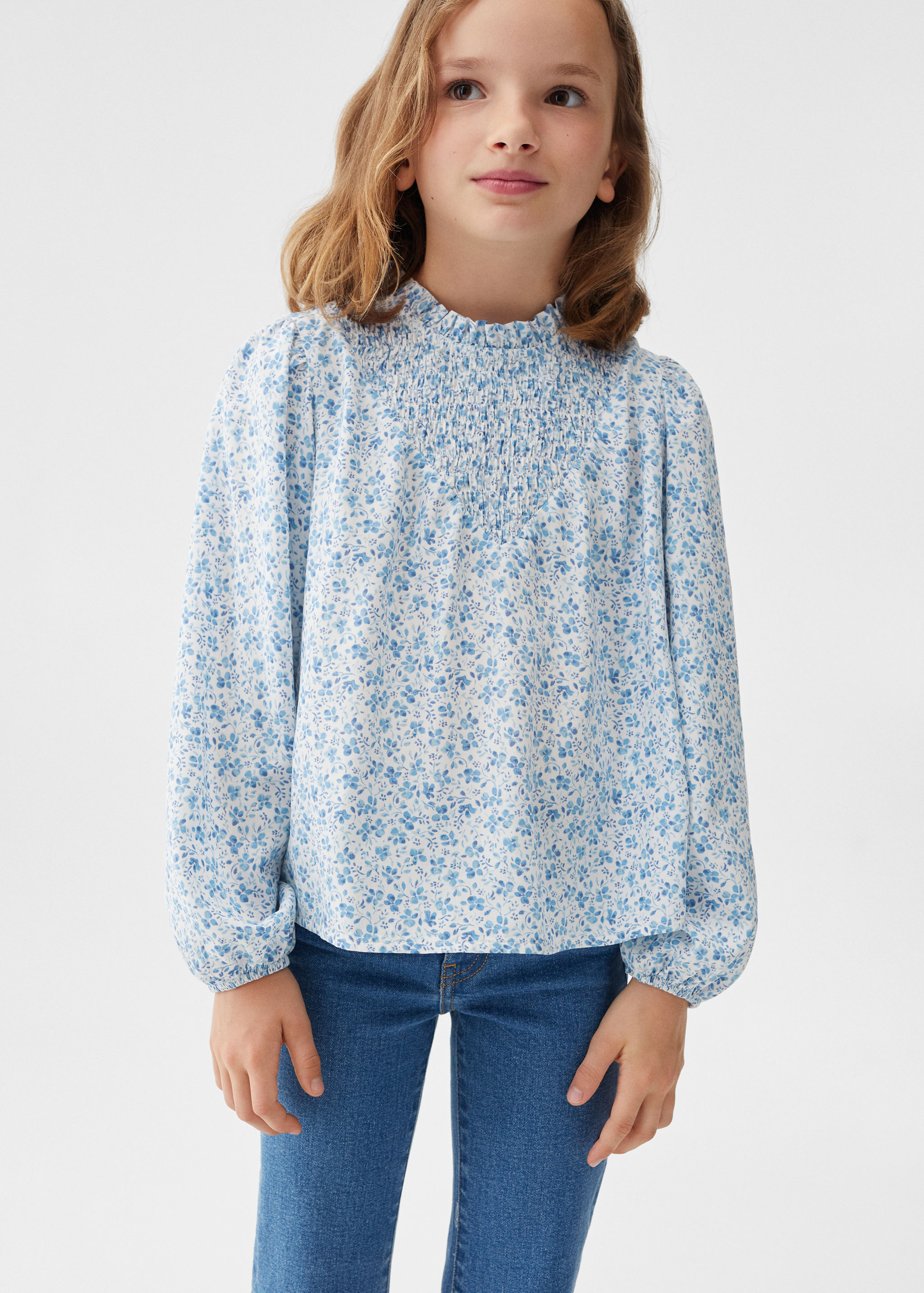 Floral print blouse - Medium plane