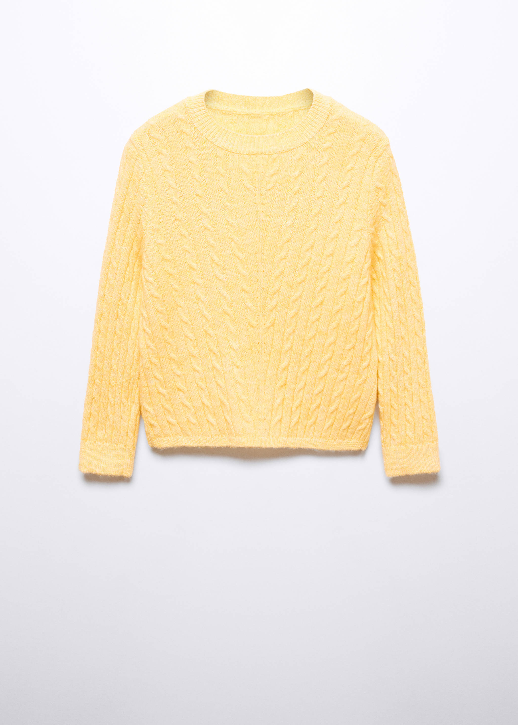 Flätstickad tröja - Artikel utan modell