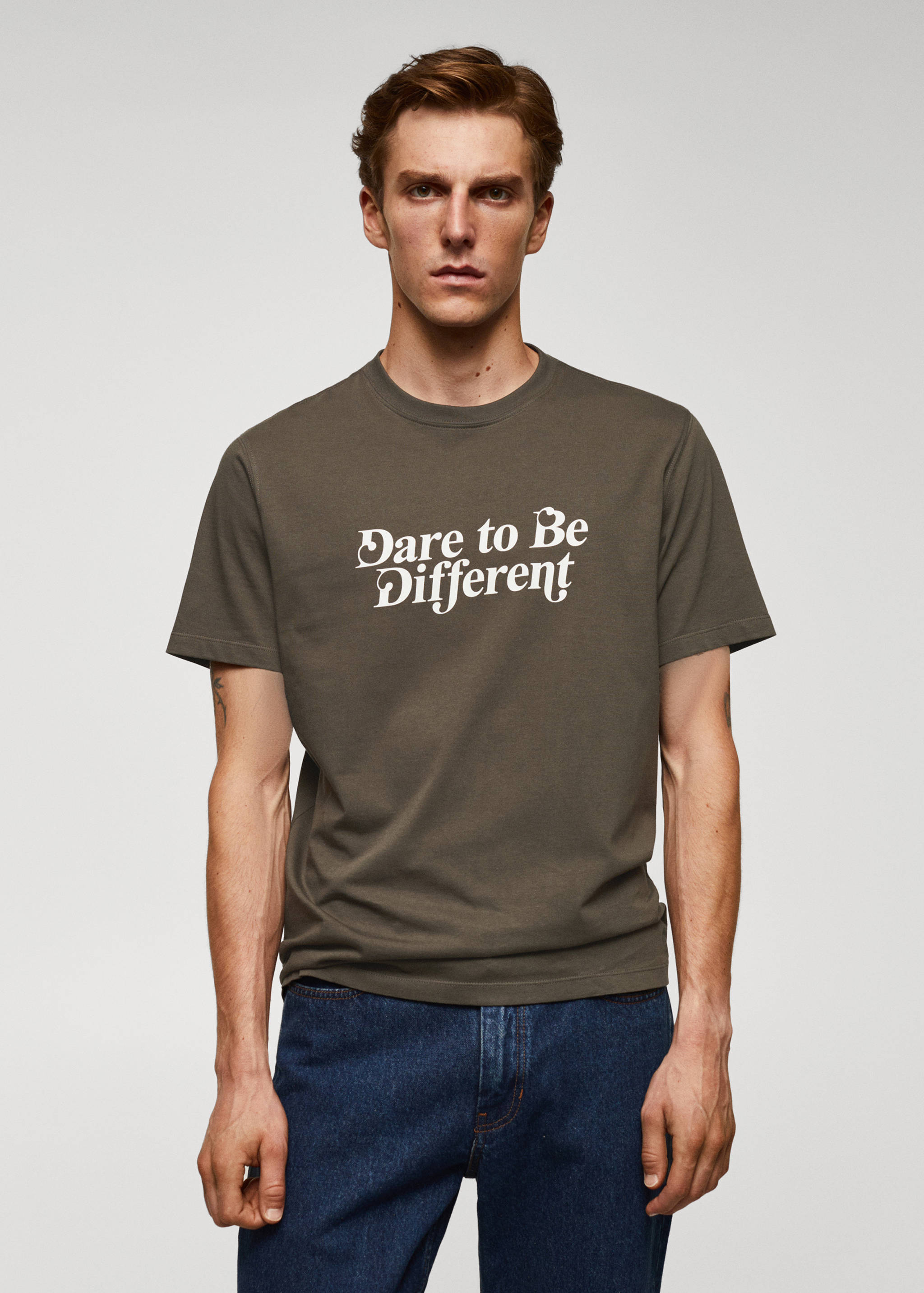 100% cotton printed t-shirt - Medium plane