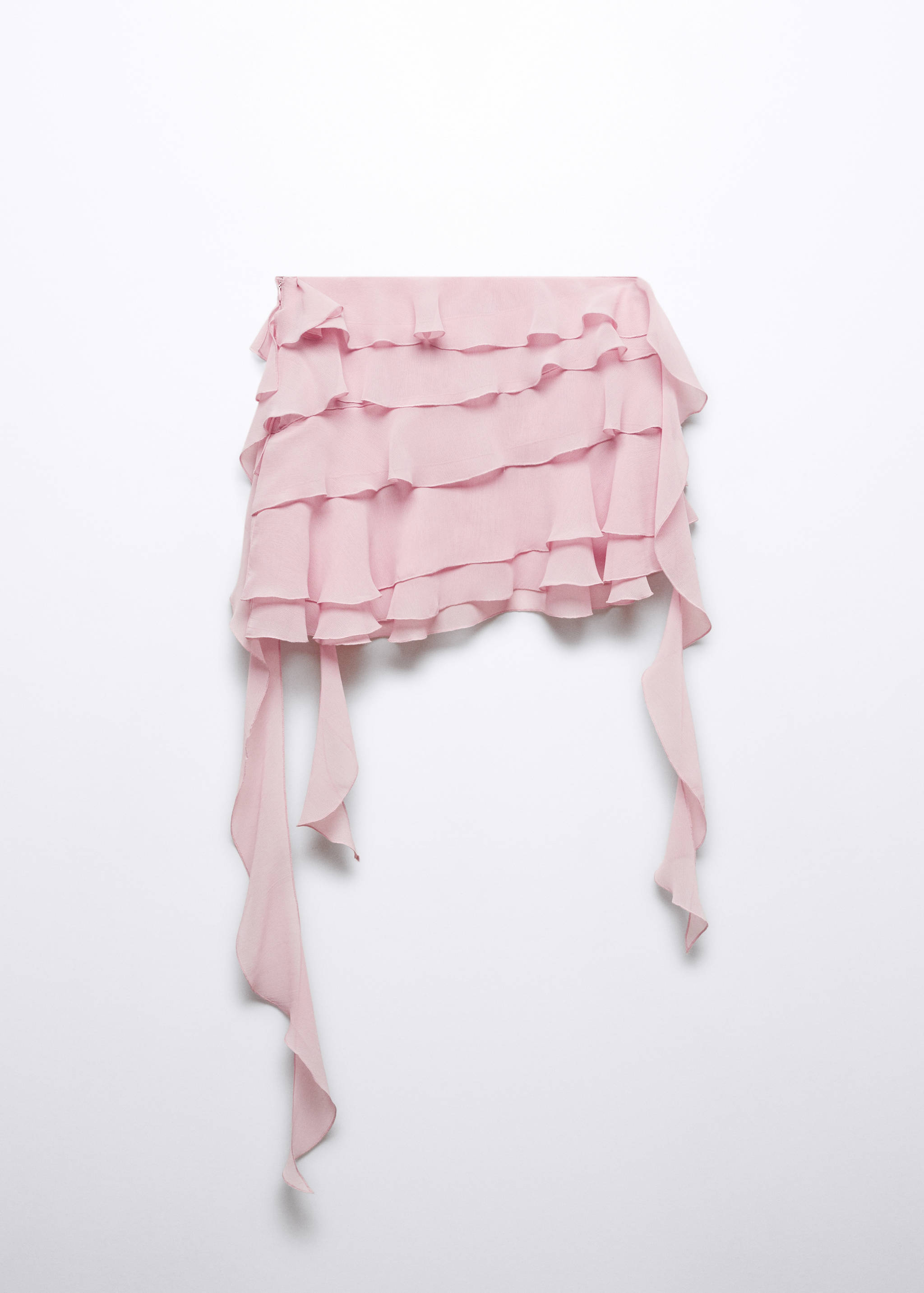 Ruffled chiffon skirt - Article without model