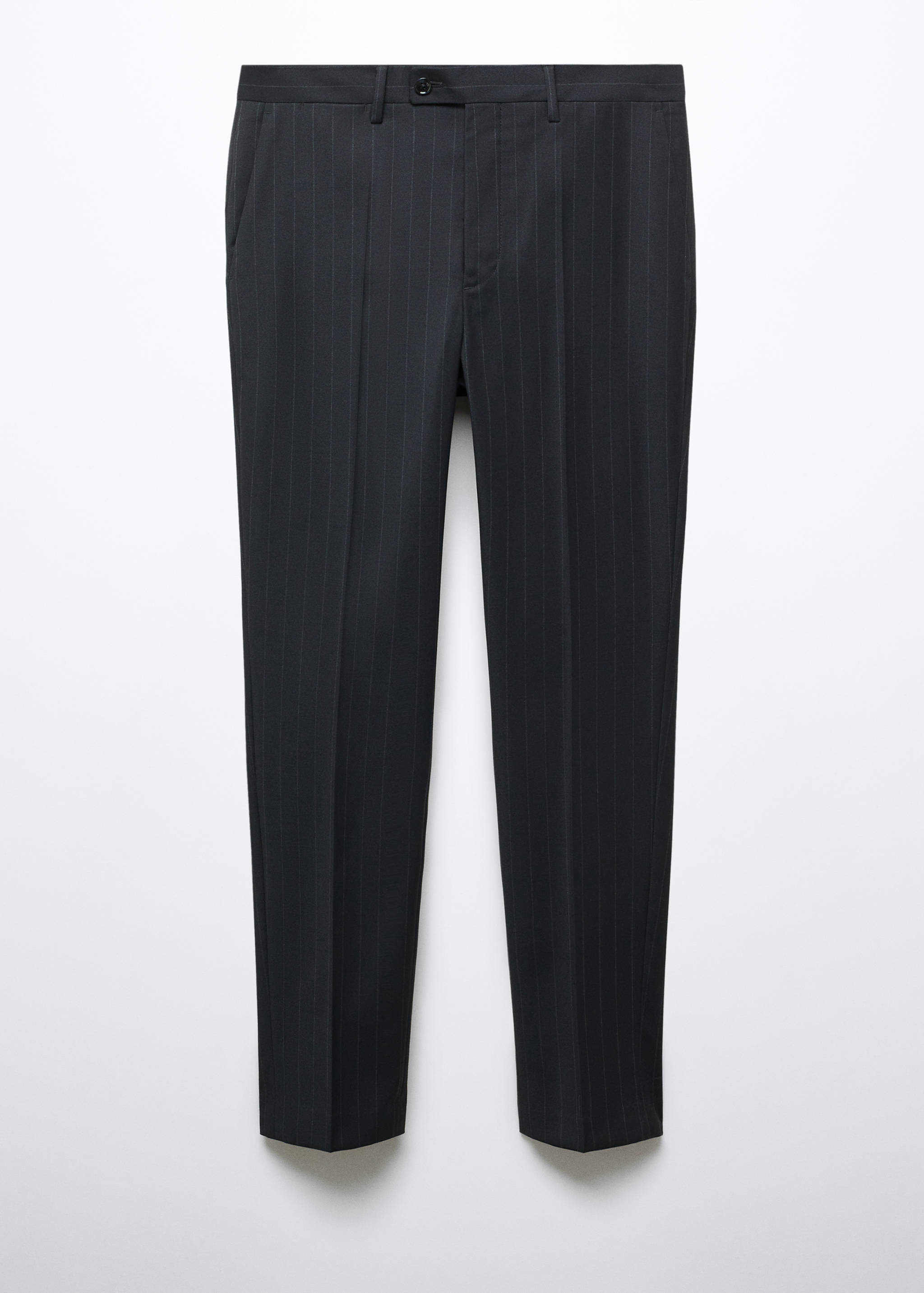 Stretch-fabric slim-fit suit trousers - Article without model