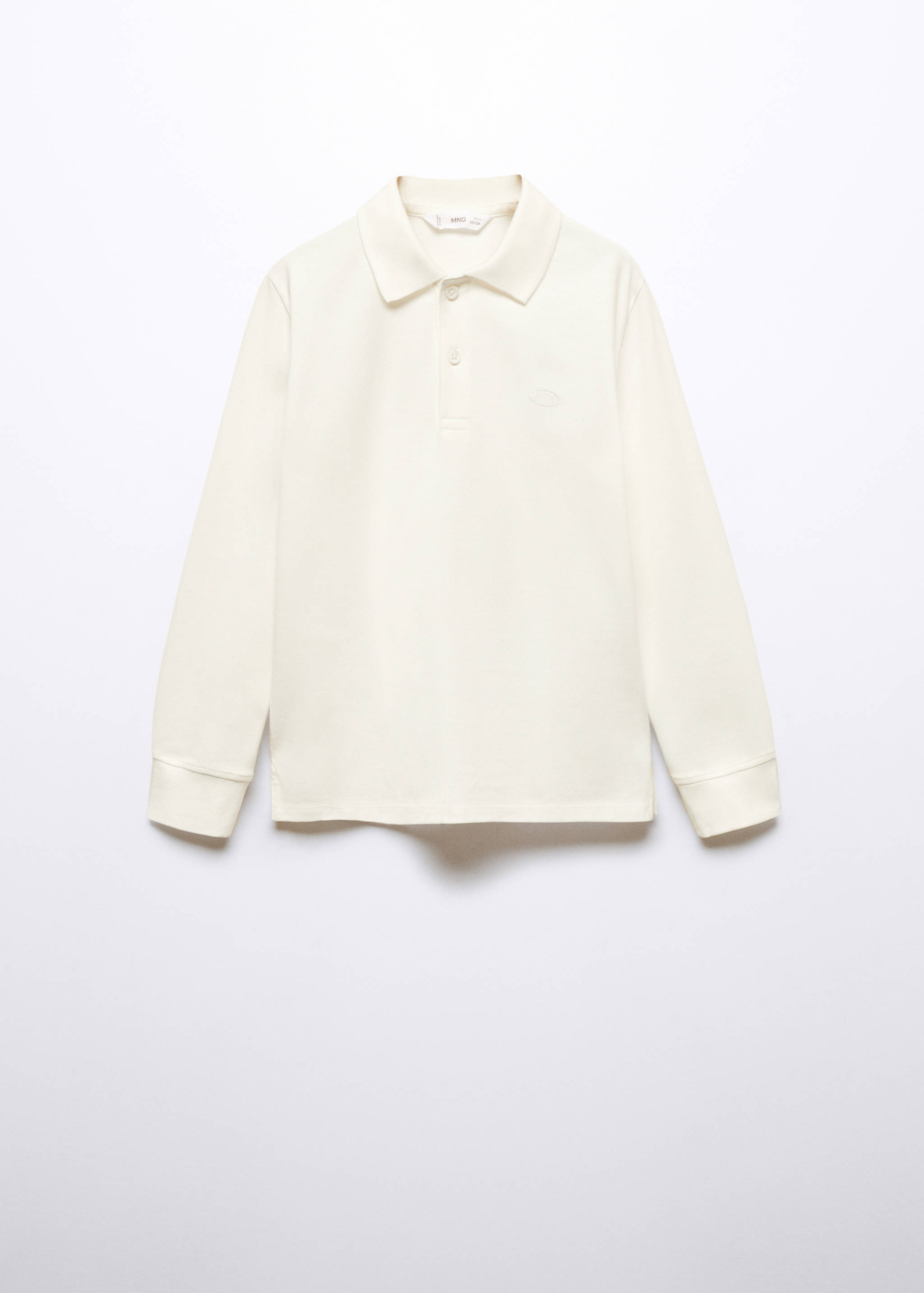 Long sleeves cotton polo - Article without model