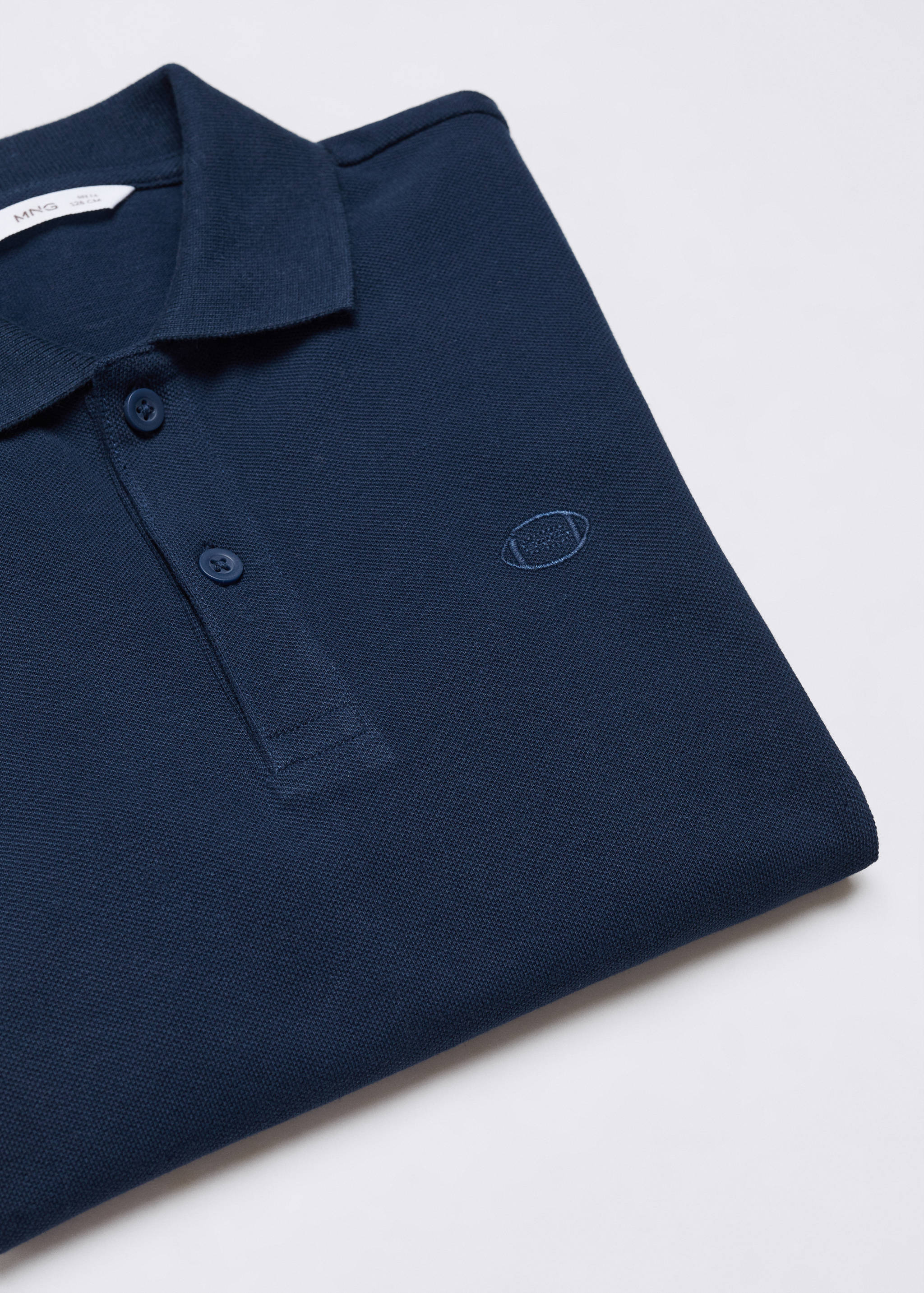 Long sleeves cotton polo - Details of the article 8
