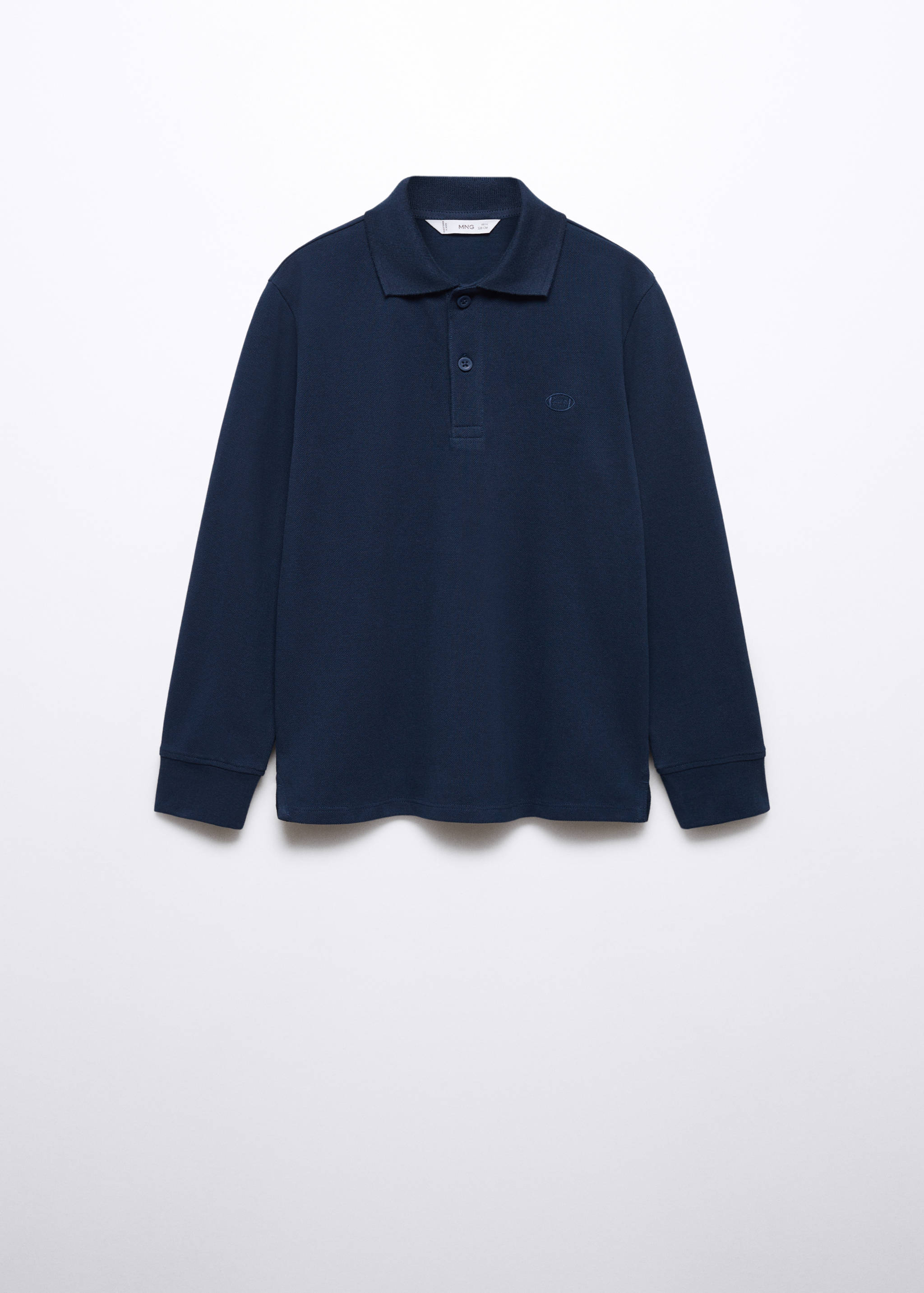 Long sleeves cotton polo - Article without model