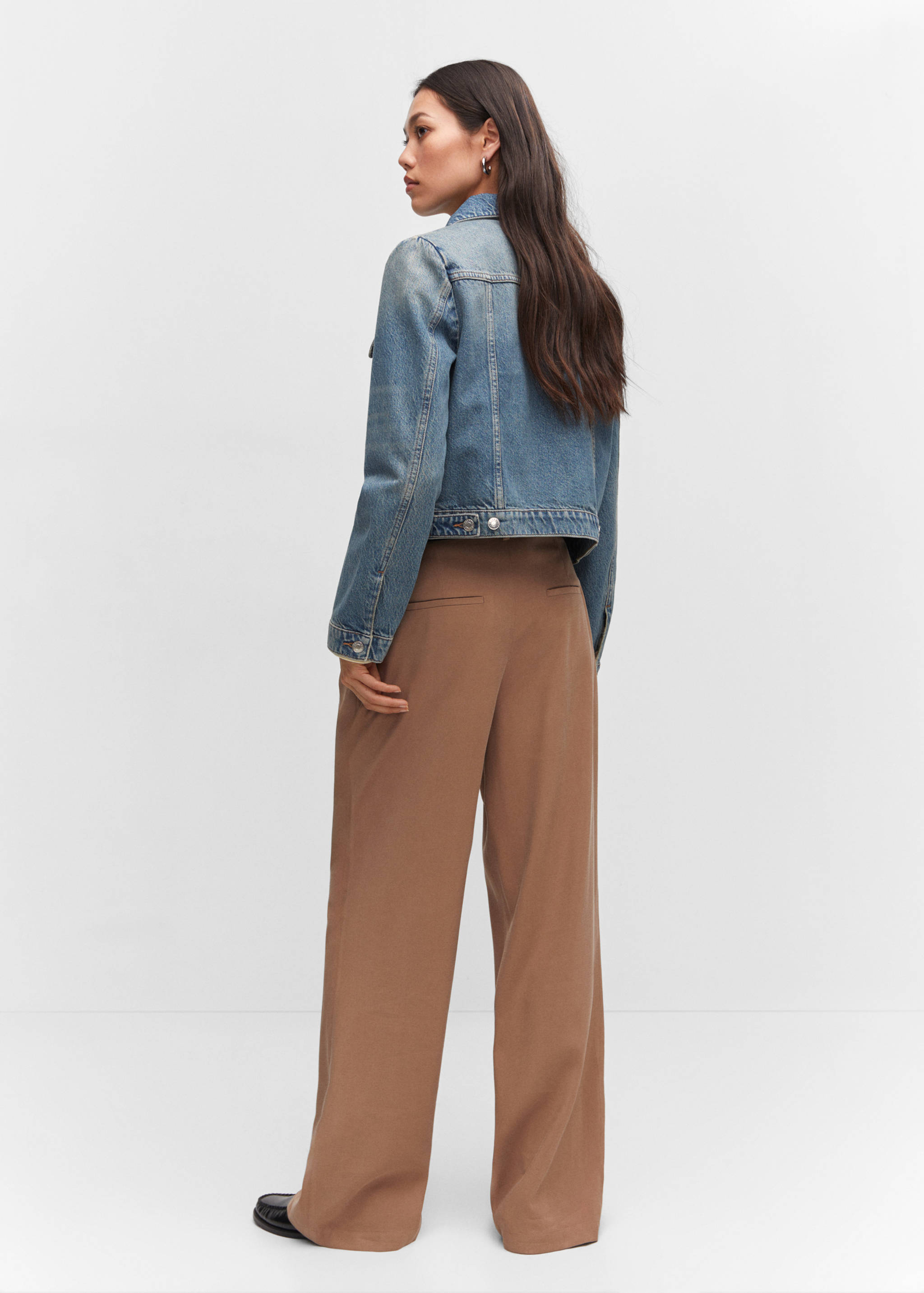 Cazadora vaquera bolsillos - Reverso del artículo