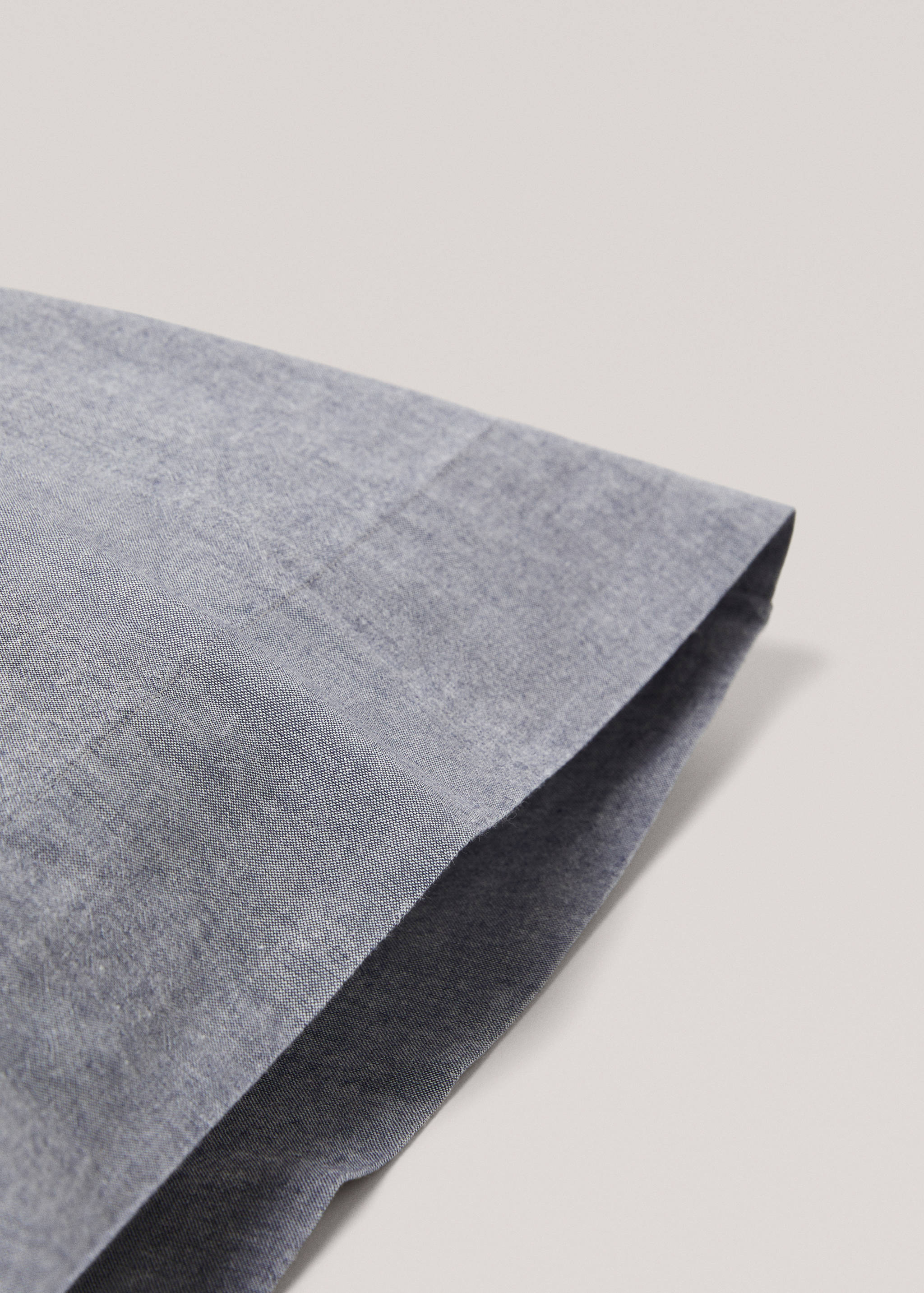 Denim-colour pillow case 45x110cm - Details of the article 1