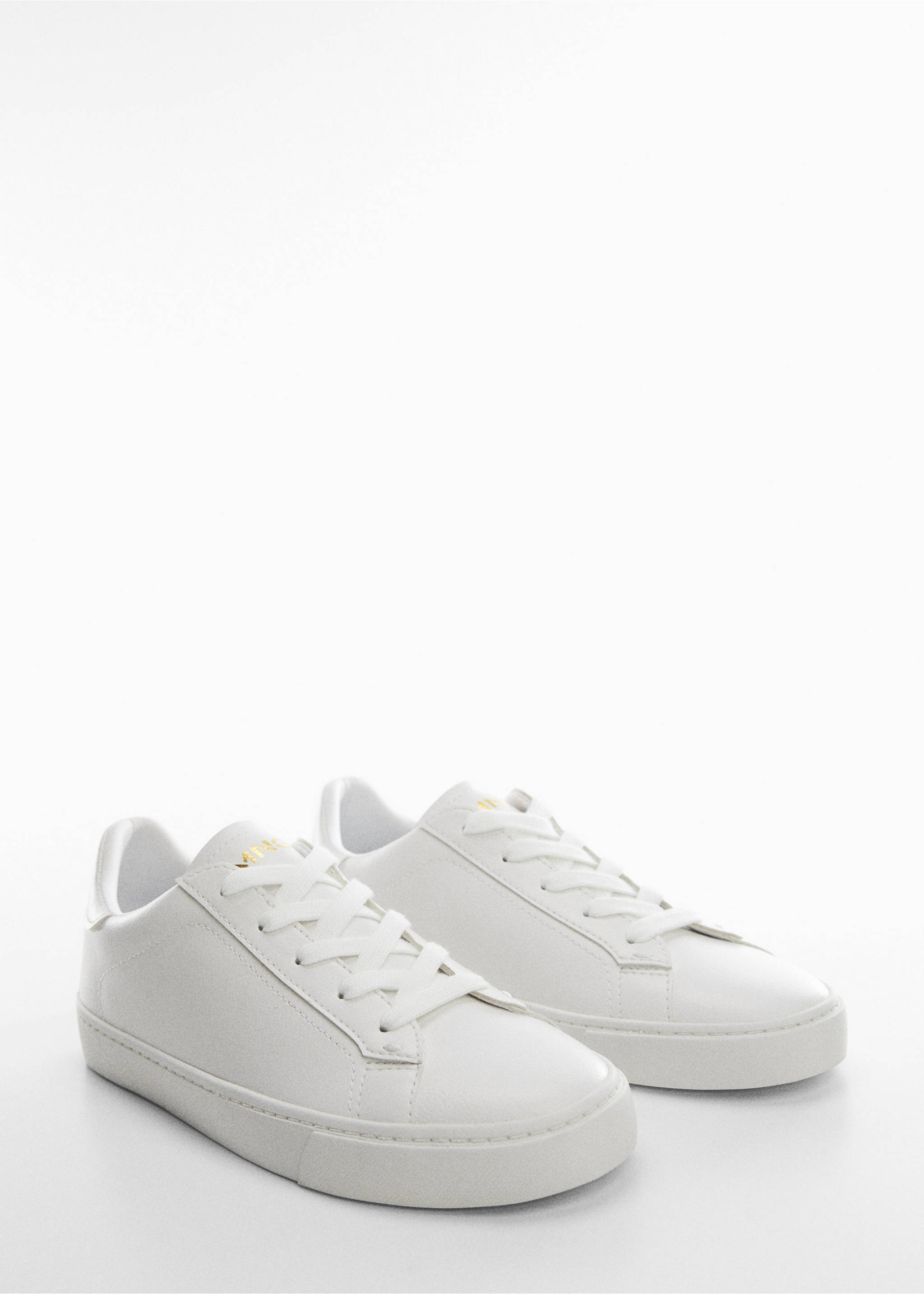 Lace-up sneakers - Medium plane, White. Ref: 57084782-00.