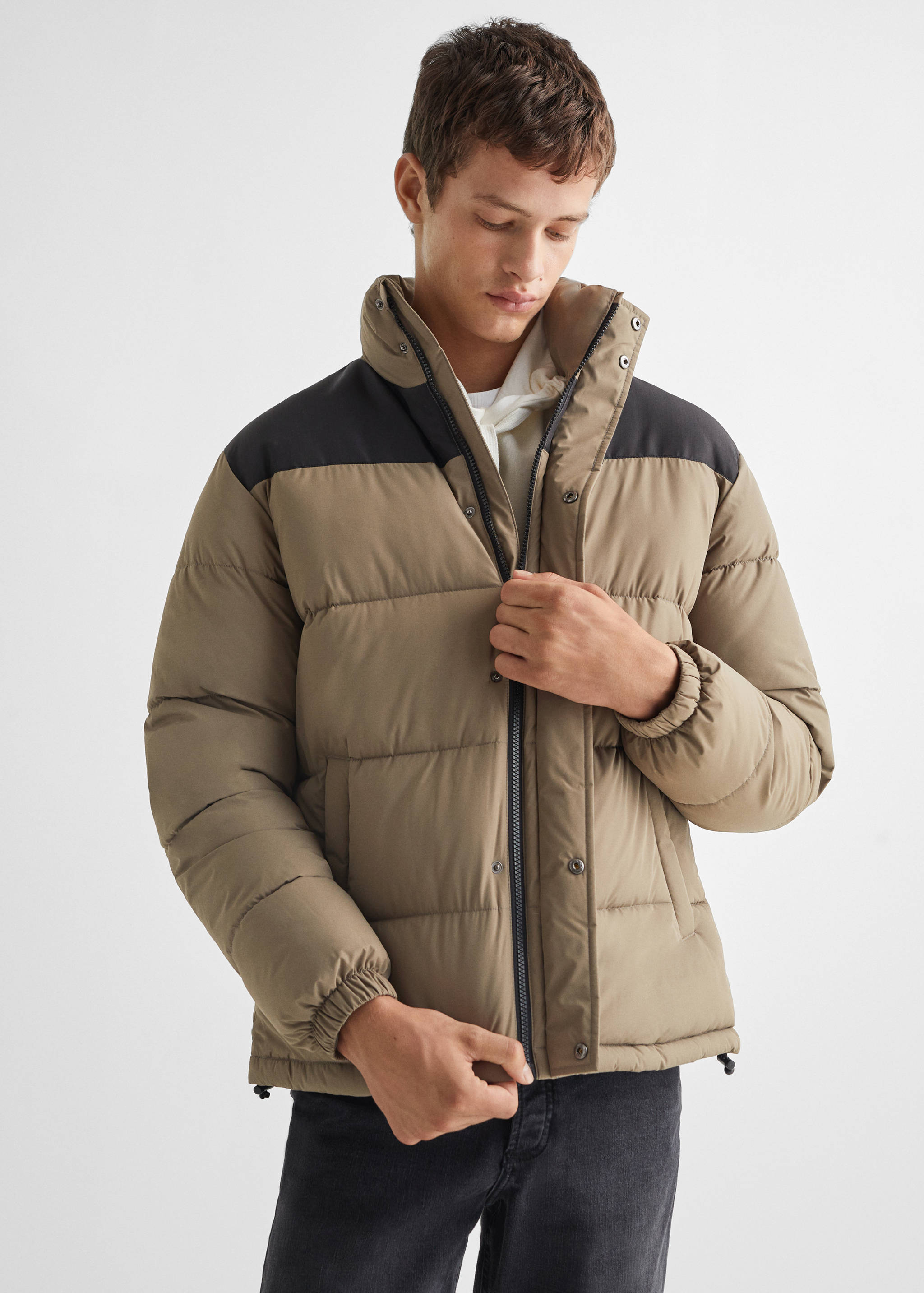 Wasserabweisende Steppjacke - Mittlere Ansicht