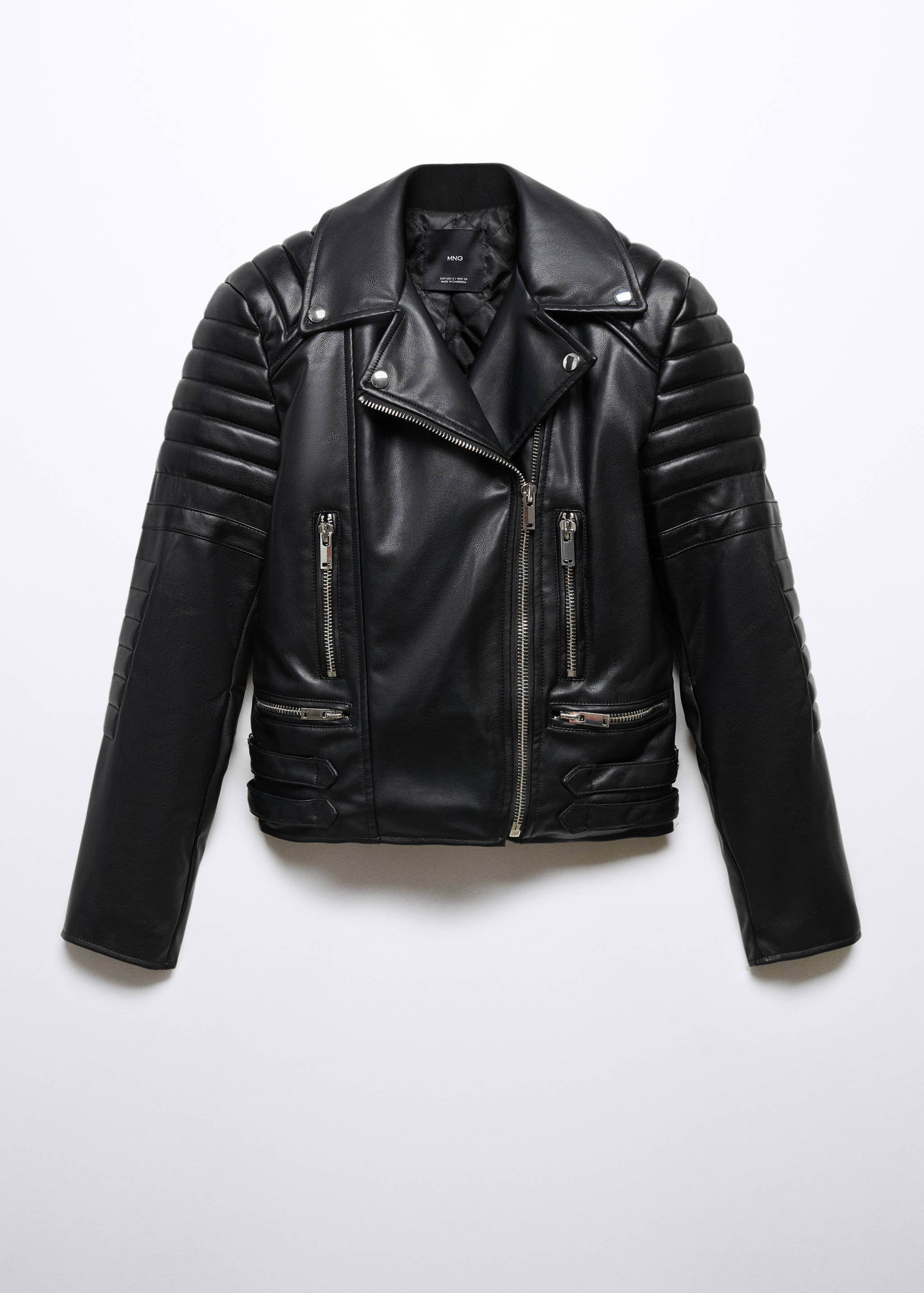 Chaqueta biker efecto piel - Artículo sin modelo