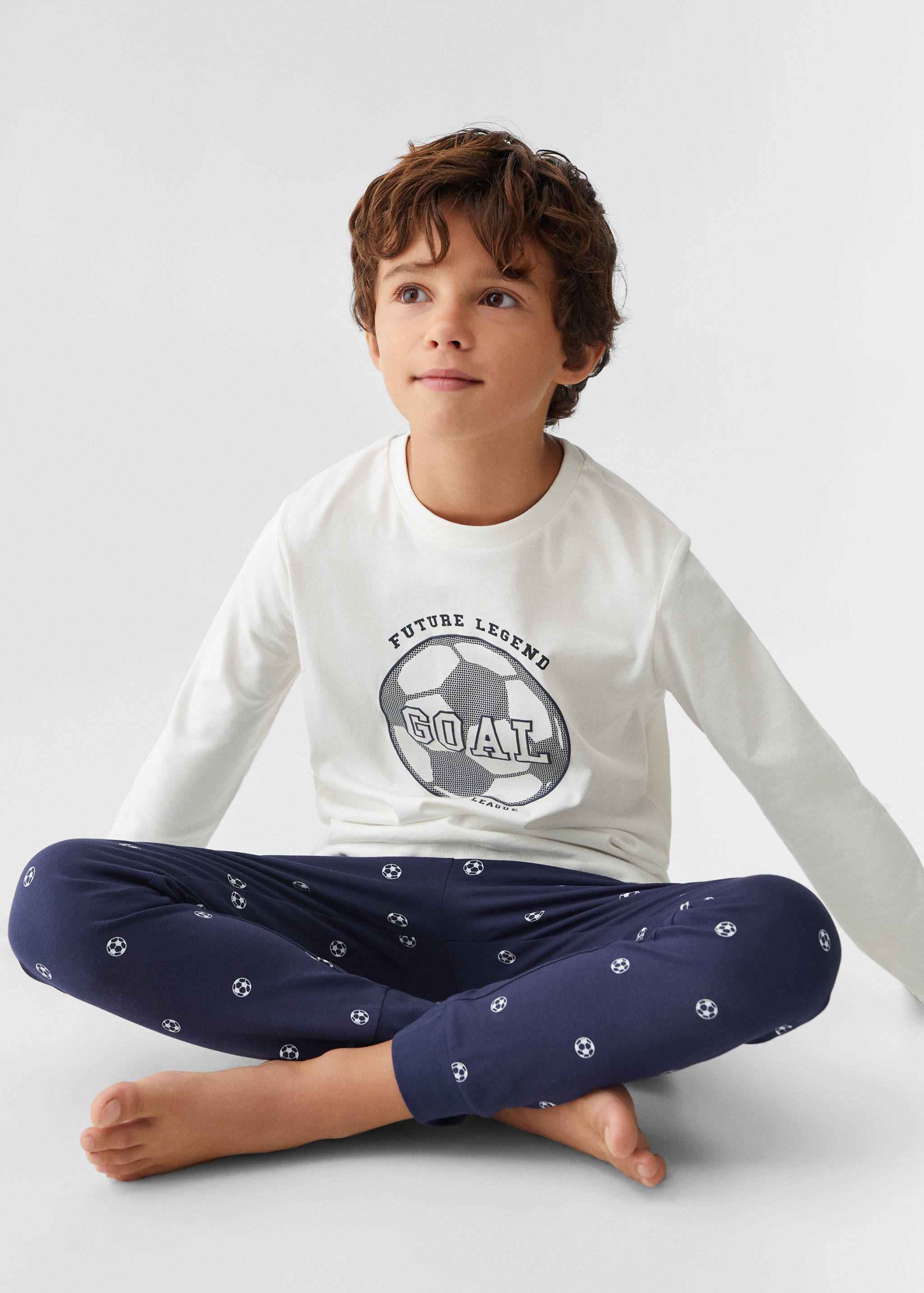 Printed long pyjamas - Reverse of the article