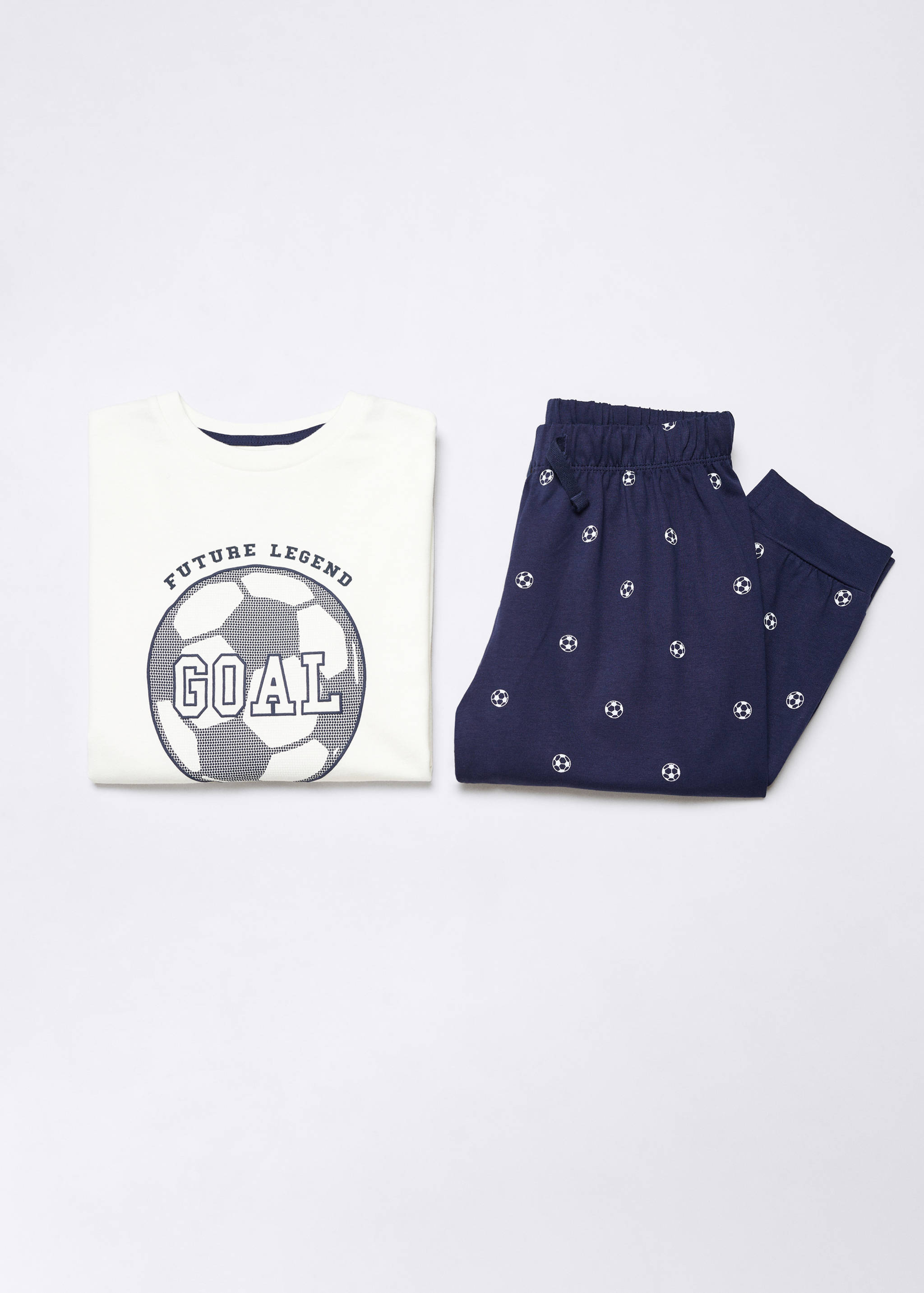 Printed long pyjamas - Details of the article 0