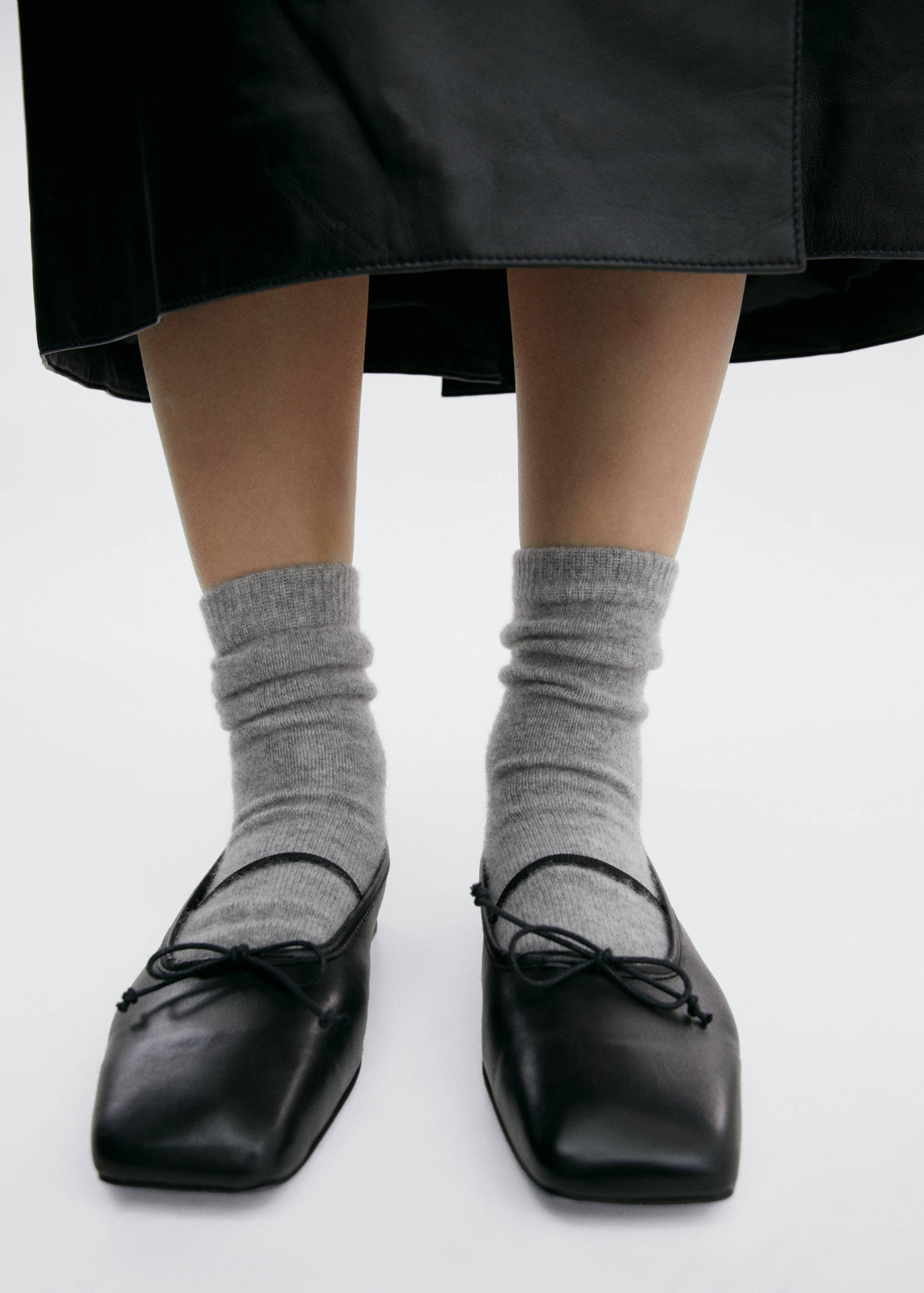 Cashmere knitted socks - General plane