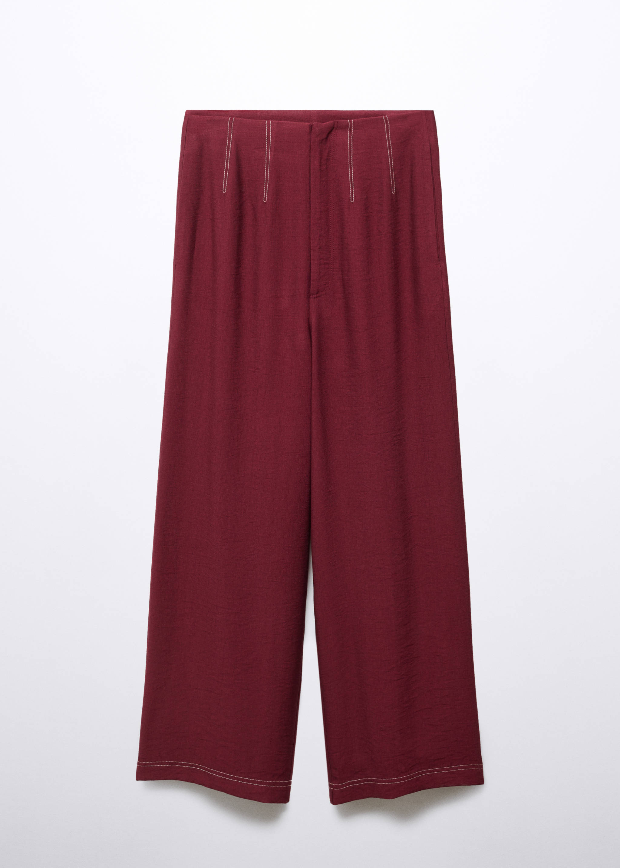Seam-detail culotte trousers - Article without model
