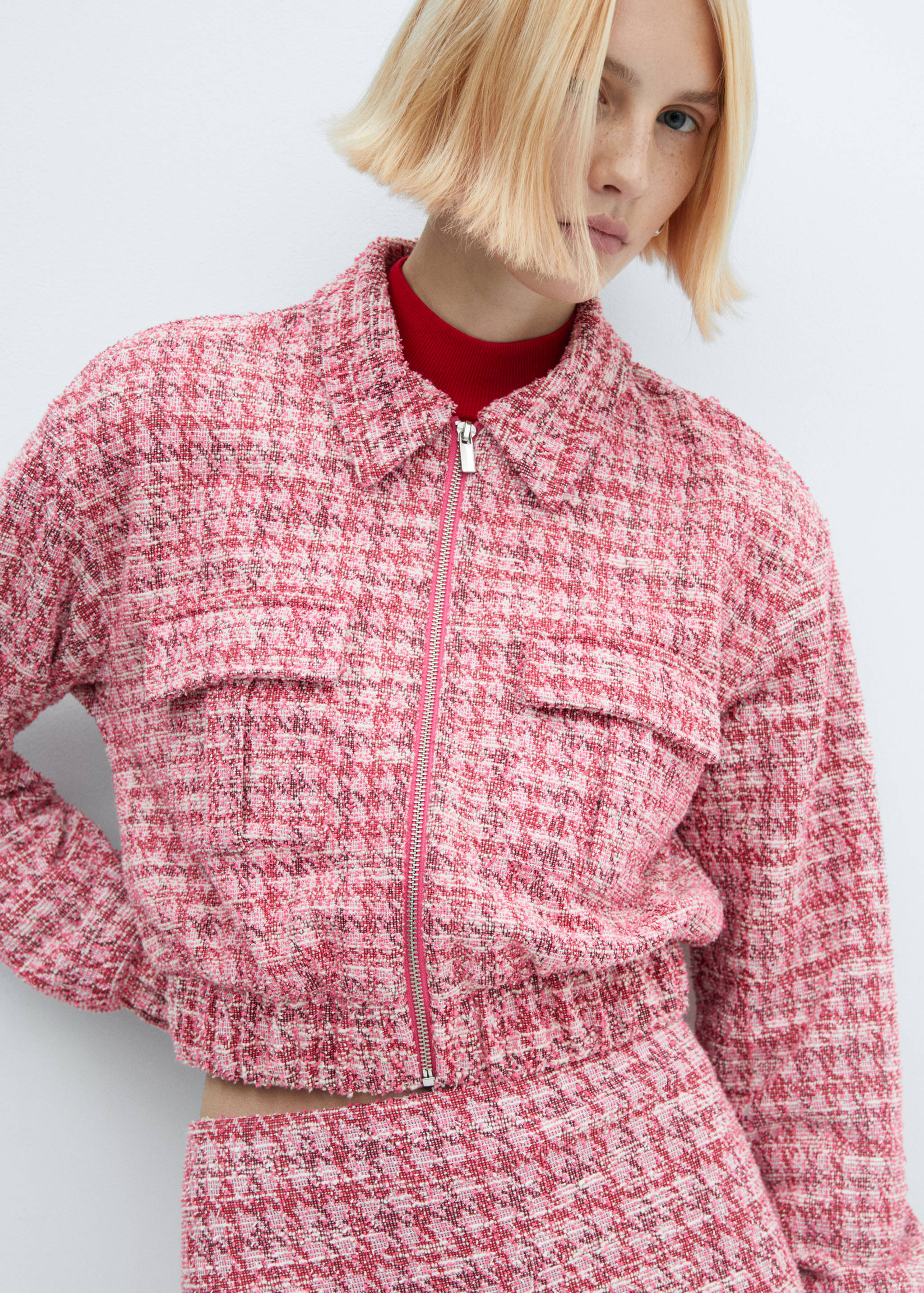 Houndstooth tweed jacket - Details of the article 1