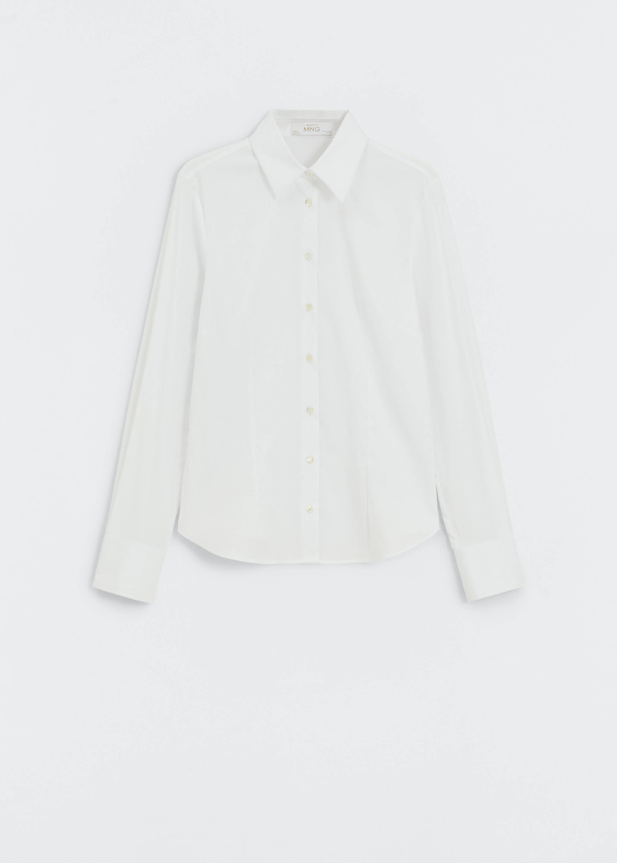 Fitted cotton shirt - Article without model