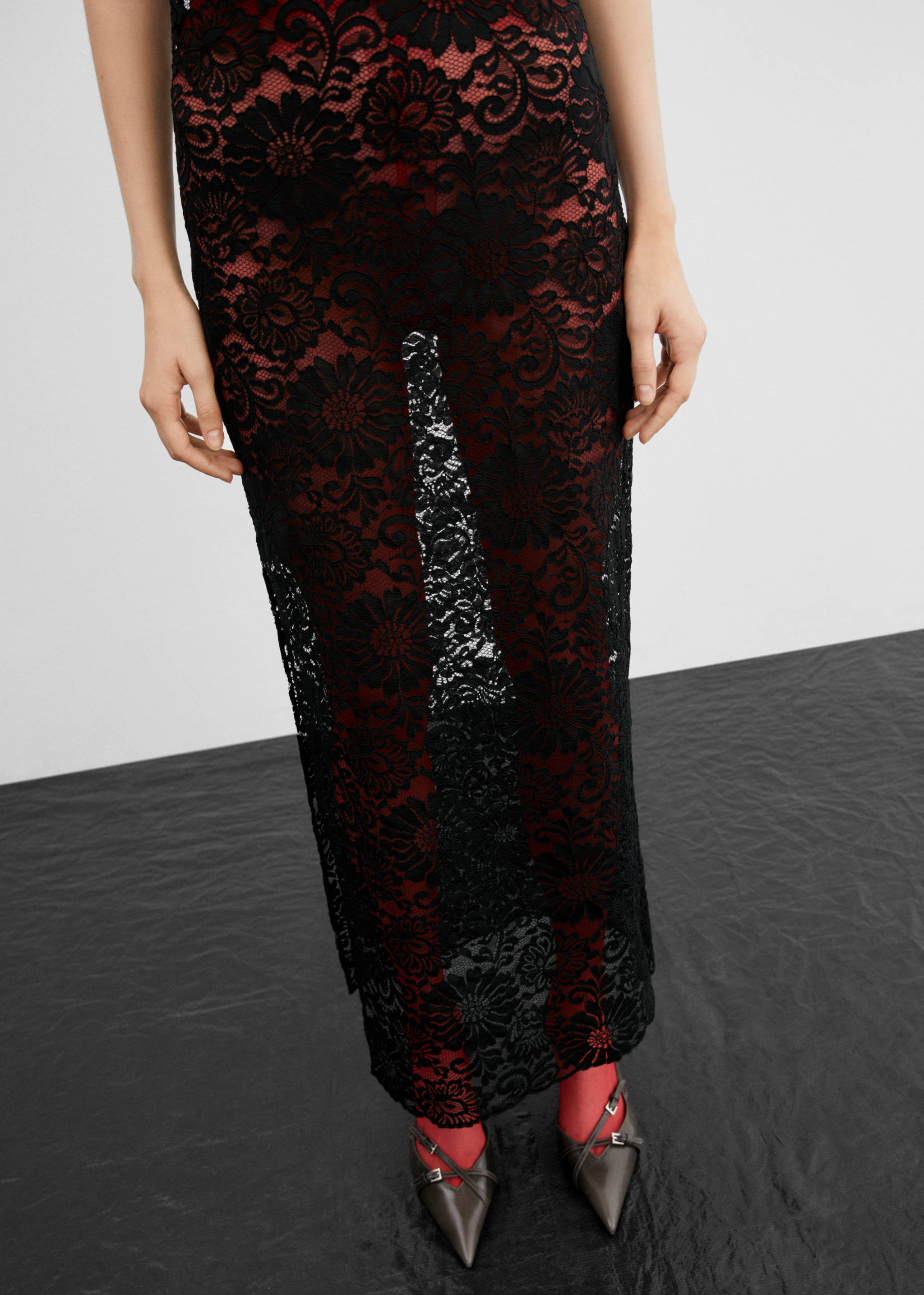 Dünne verschleierte Strumpfhose - Allgemeine Ansicht