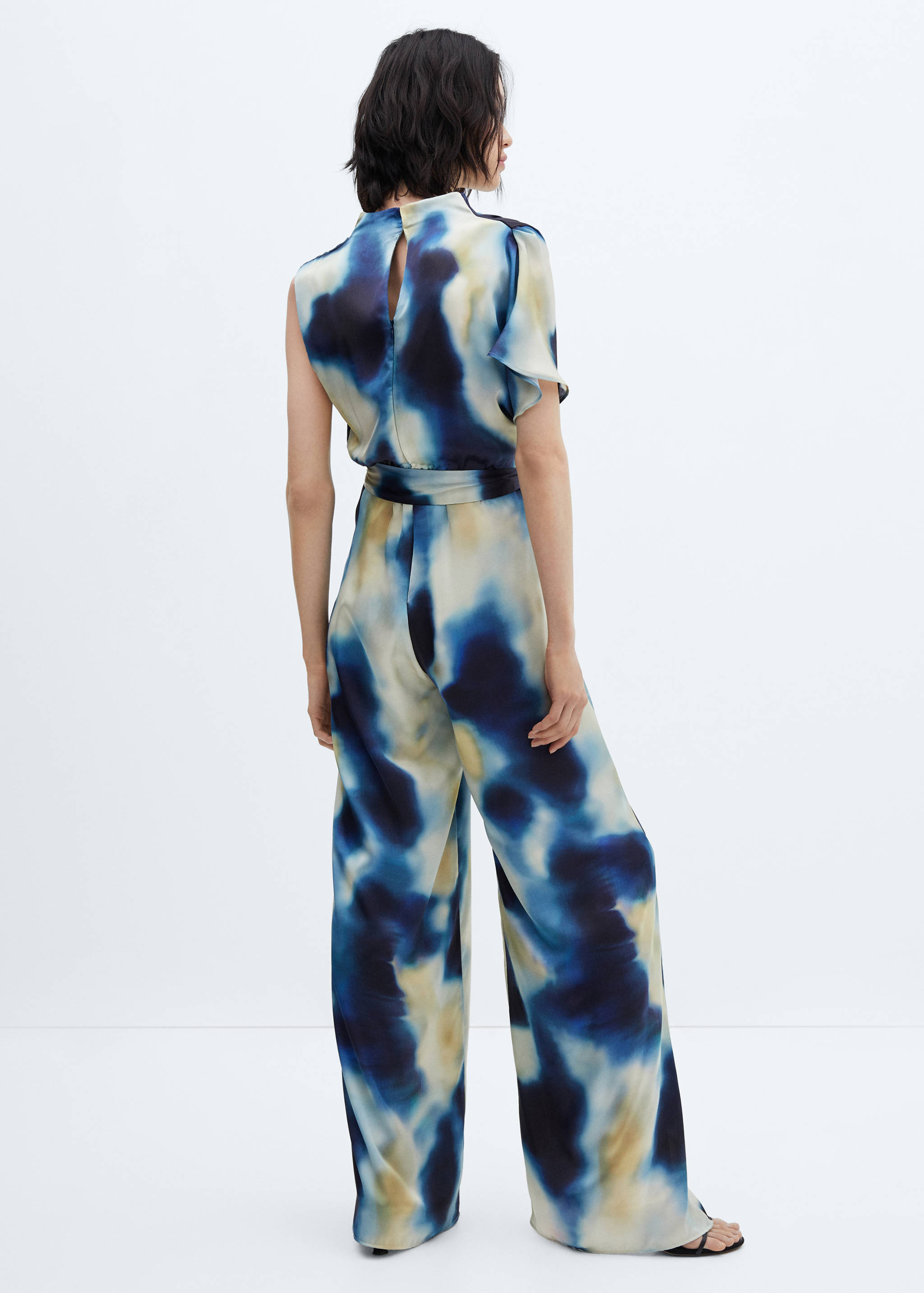 Combinaison satin col bénitier - Verso de l’article