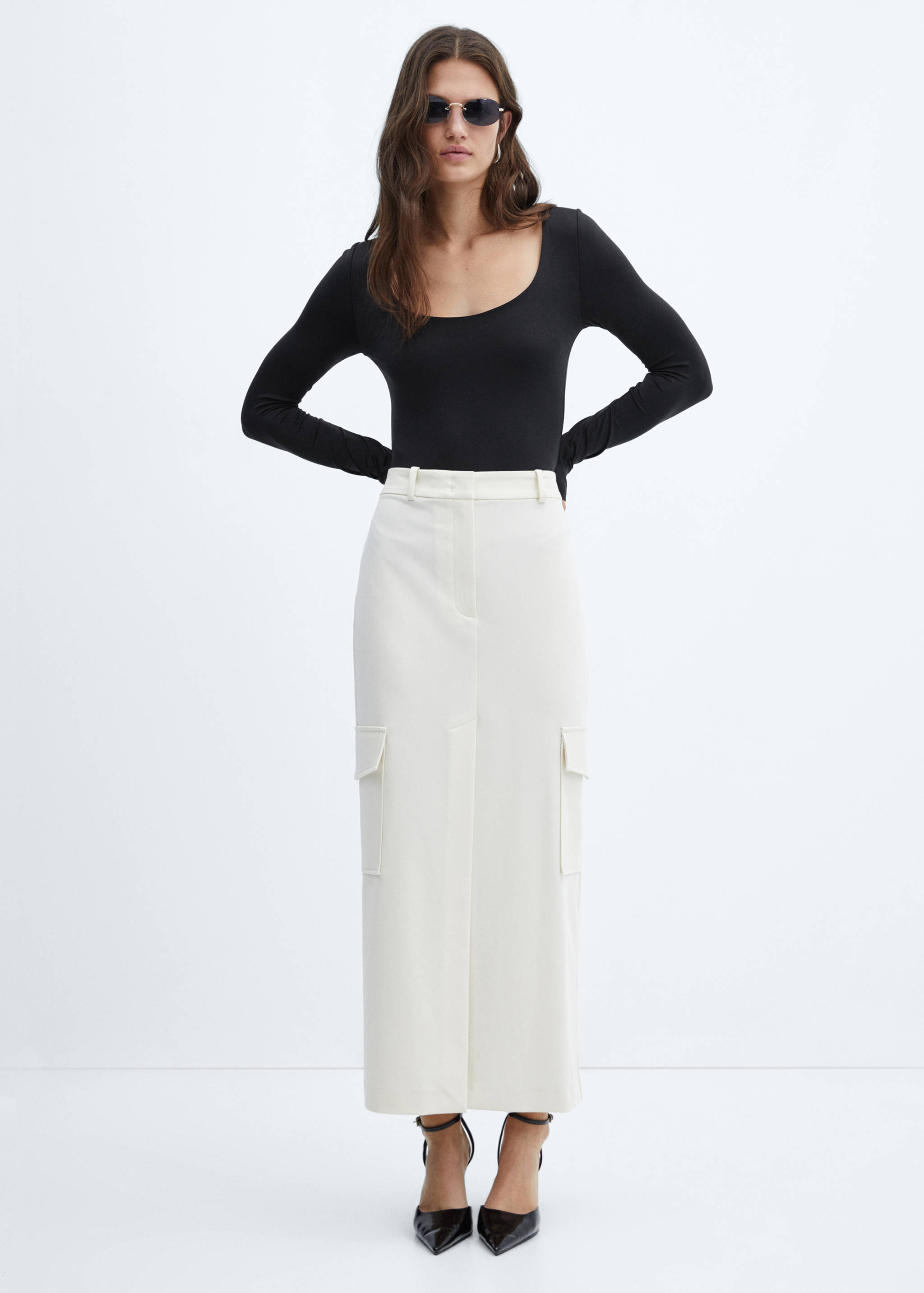 Body cuello escotado - Plano general