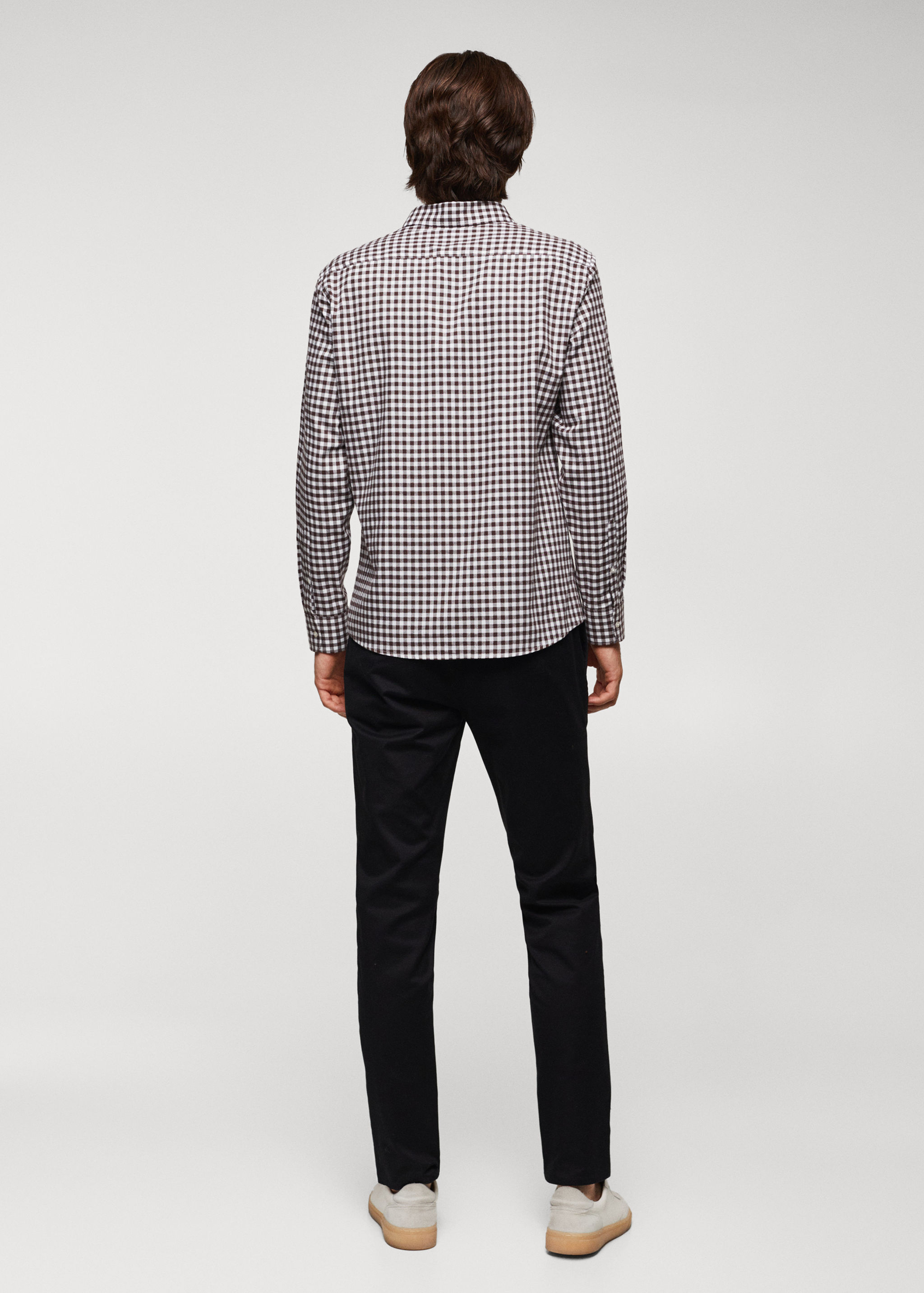 Chemise coton vichy - Verso de l’article