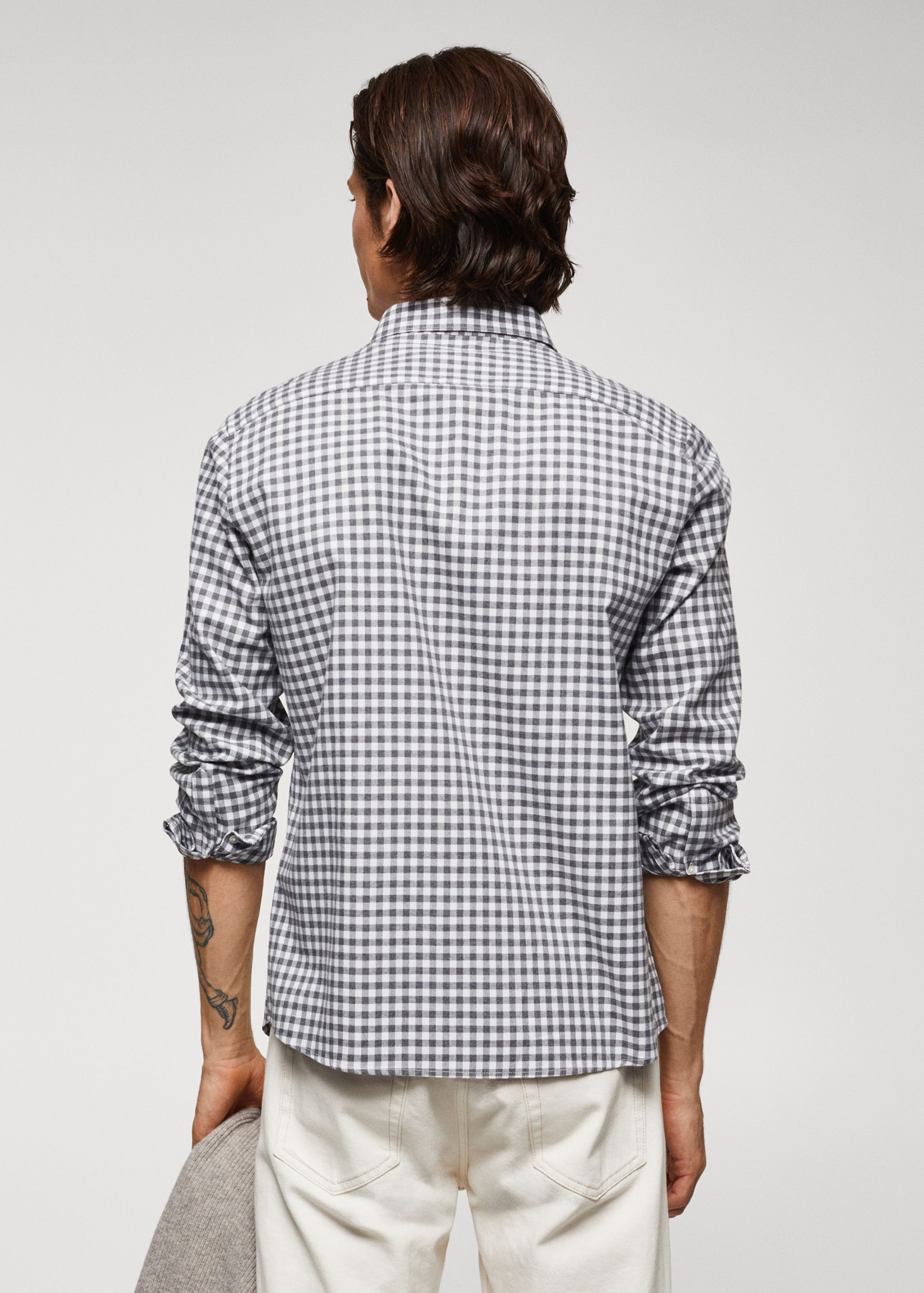 Chemise coton vichy - Verso de l’article