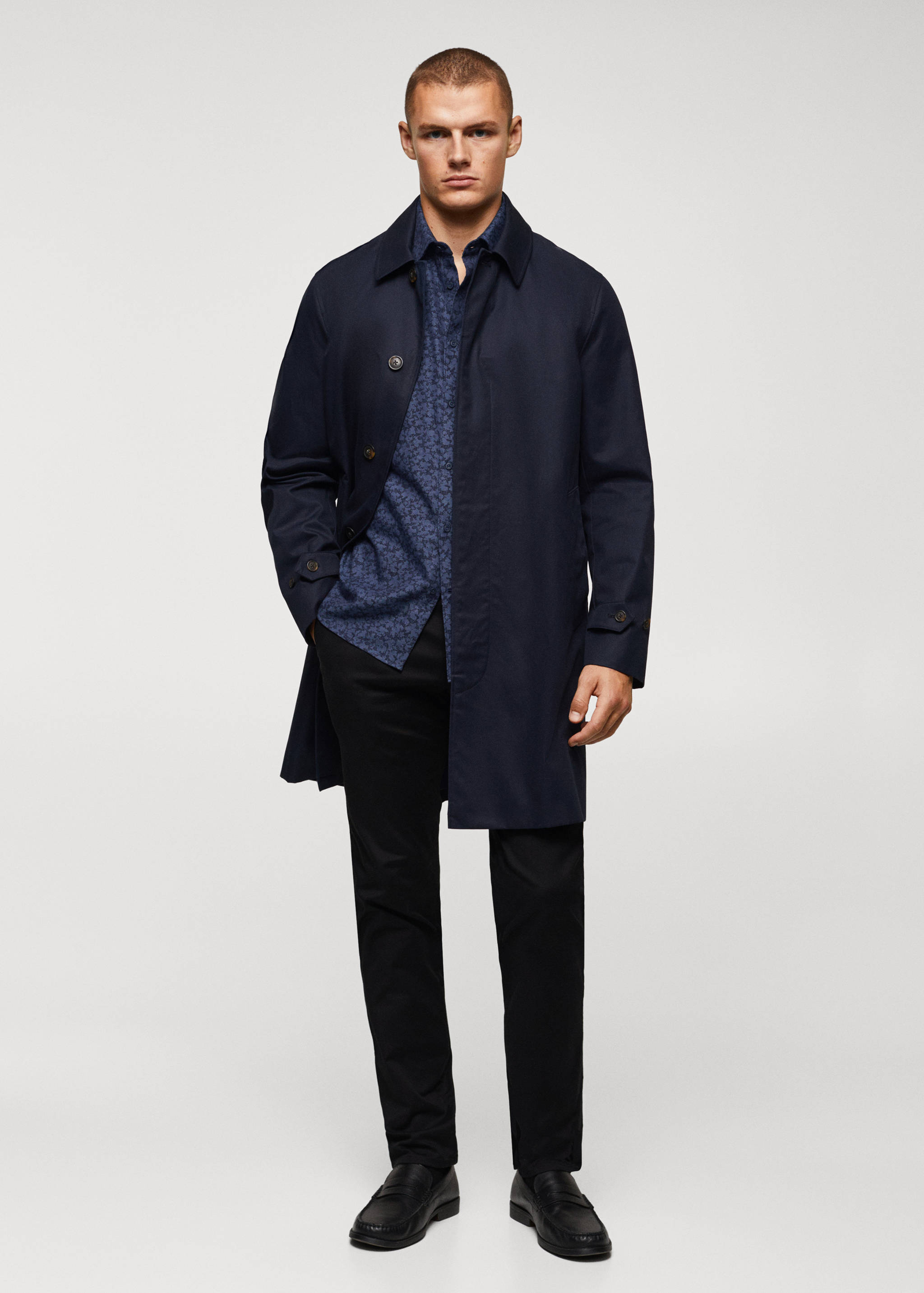 100% cotton printed shirt - General plane