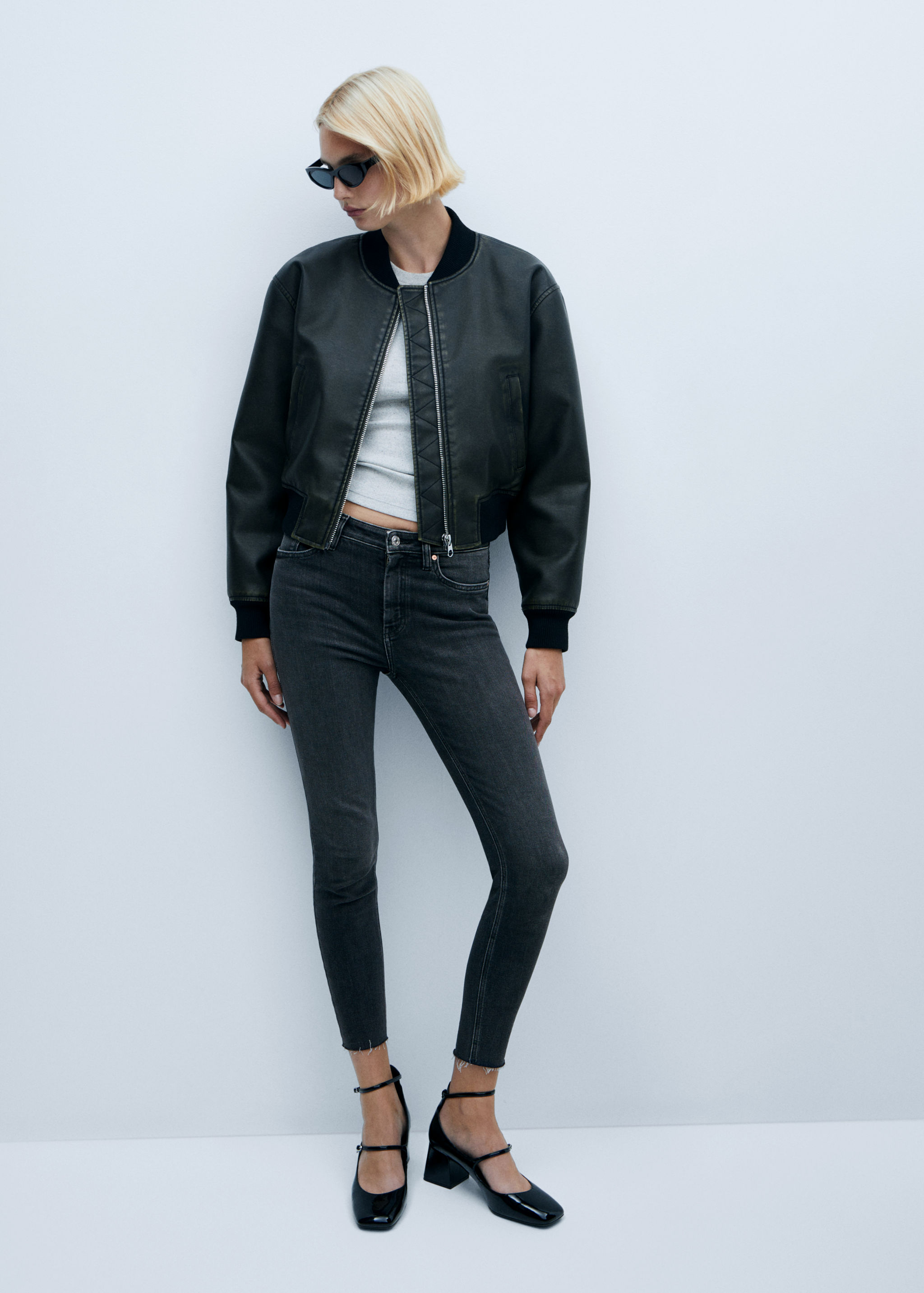 Jeans skinny cropped - Pormenor do artigo 2