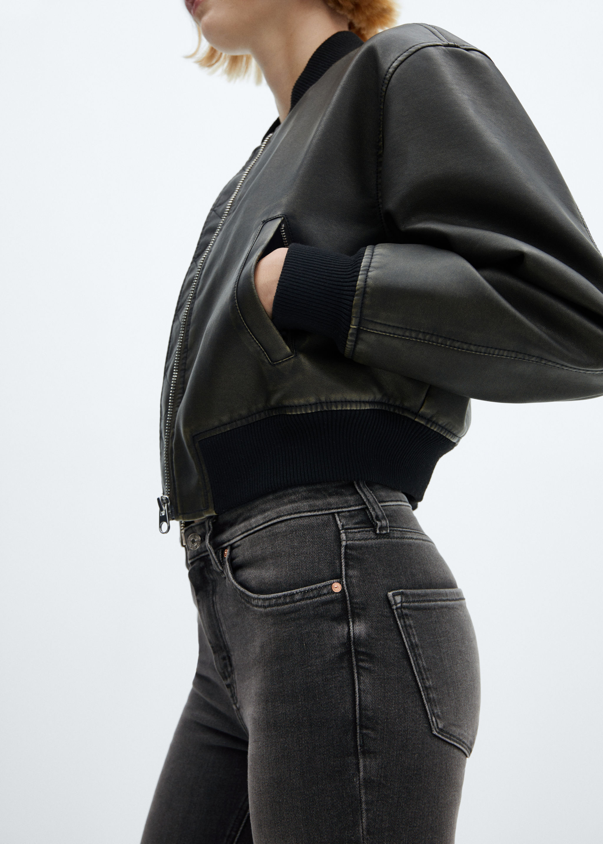 Jeans skinny cropped - Pormenor do artigo 6