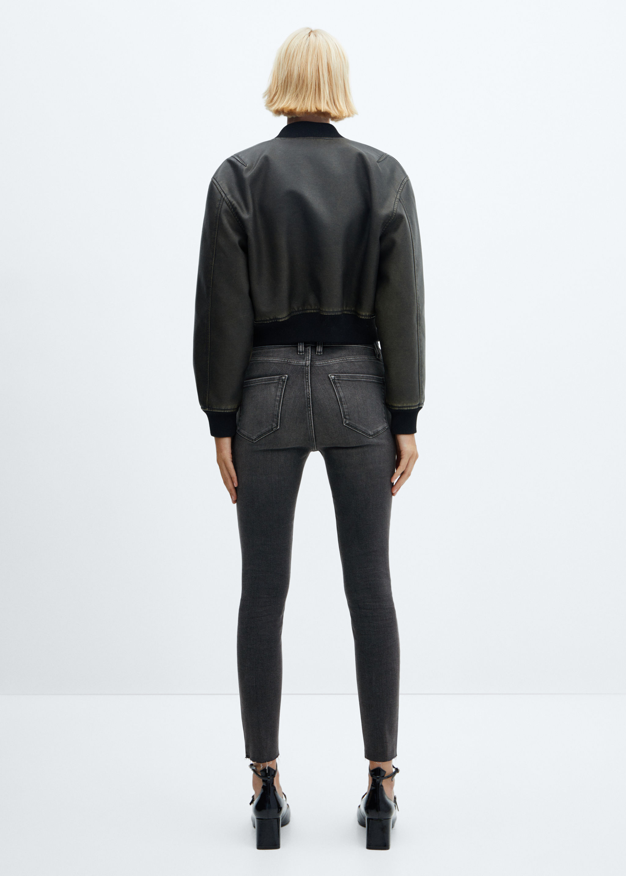 Jeans skinny cropped - Verso do artigo