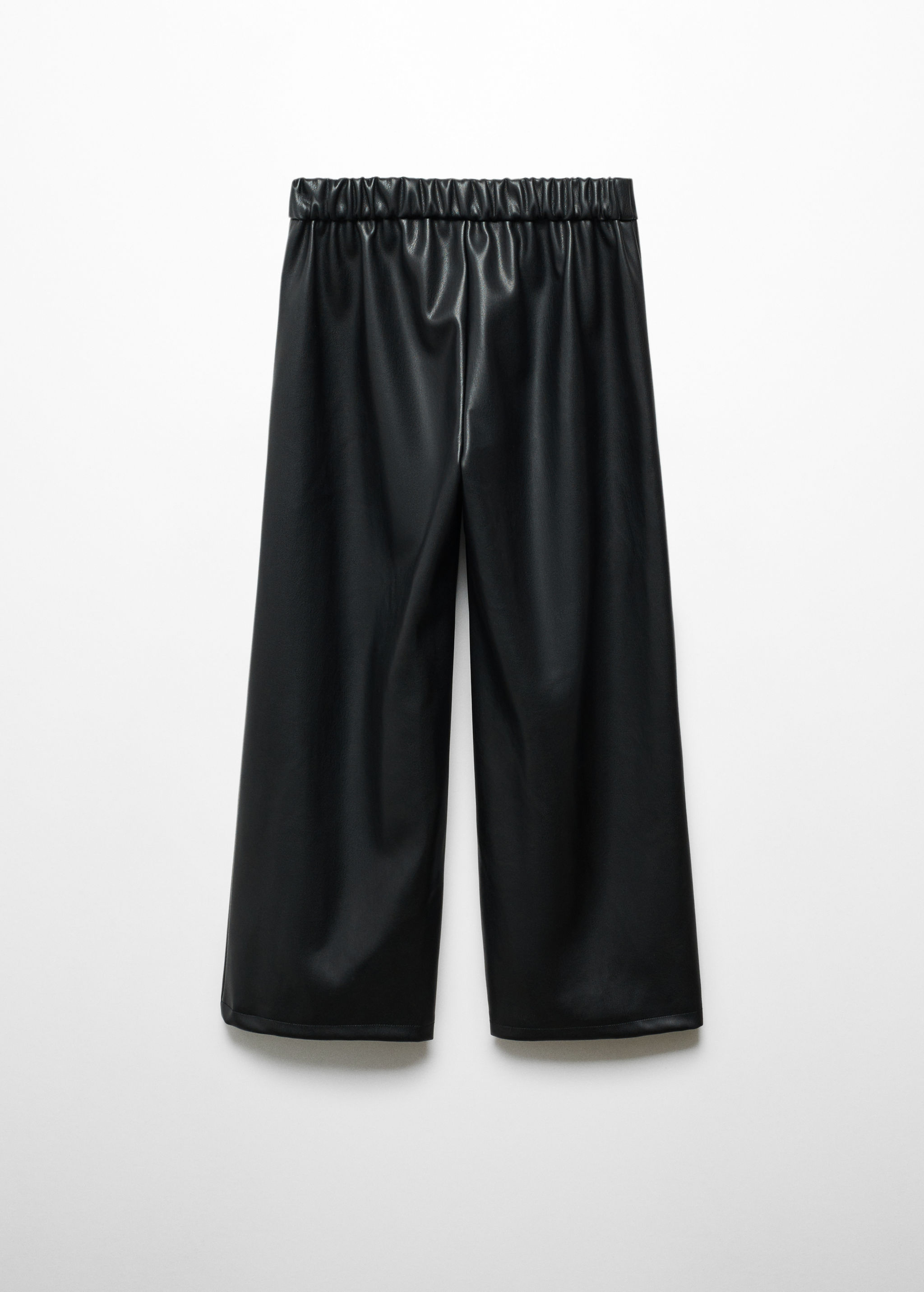 Leather-effect trousers - Reverse of the article