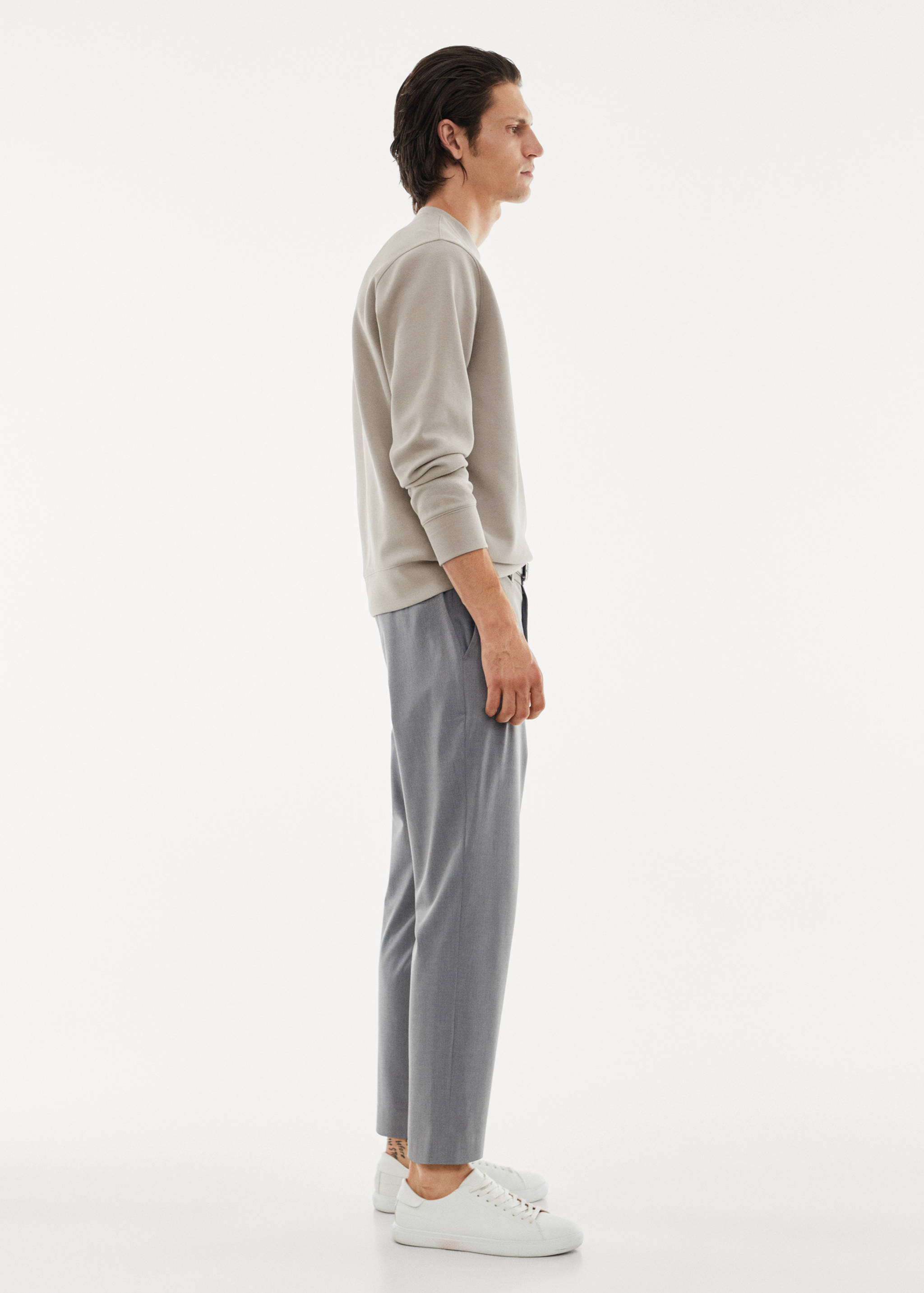 Breathable recycled fabric sweatshirt - Details of the article 2