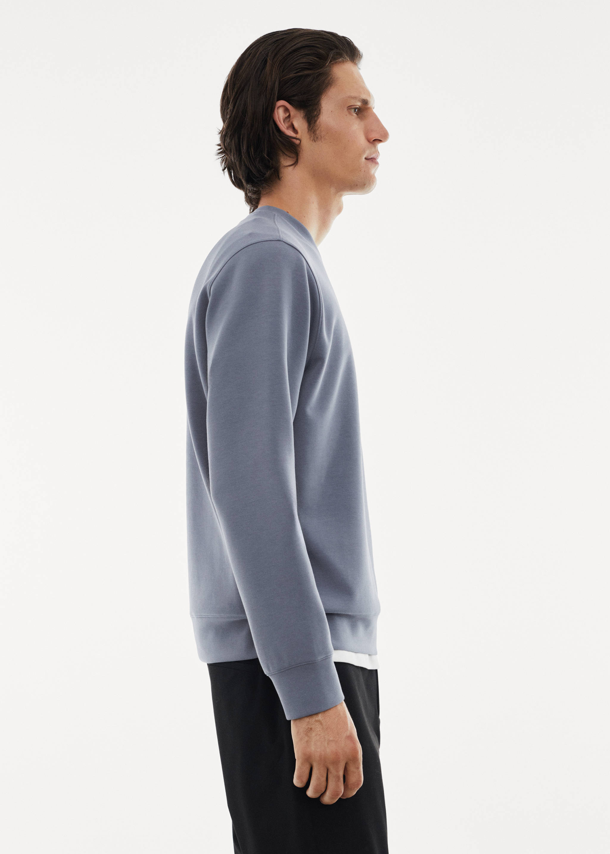 Breathable recycled fabric sweatshirt - Details of the article 2