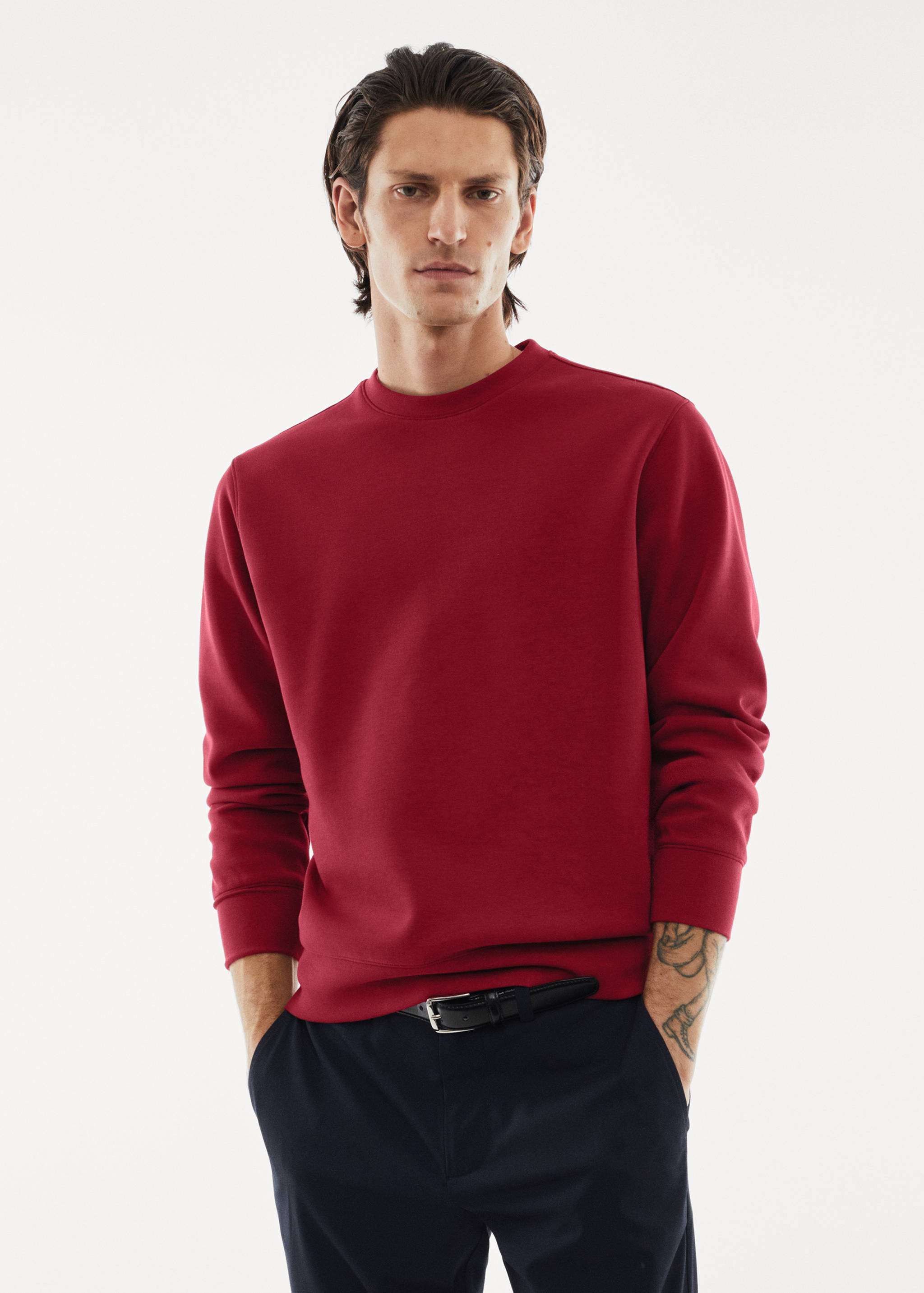 Breathable recycled fabric sweatshirt - Medium plane